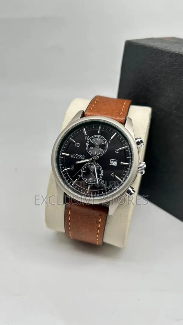Boss Leather Watch