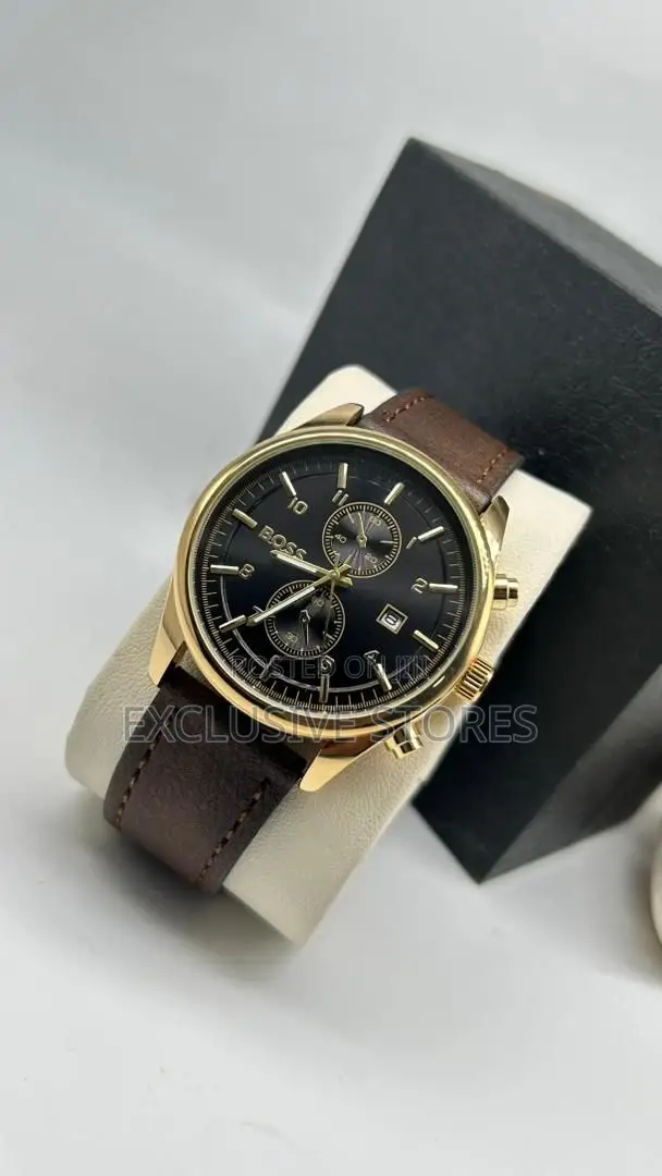 Boss Leather Watch