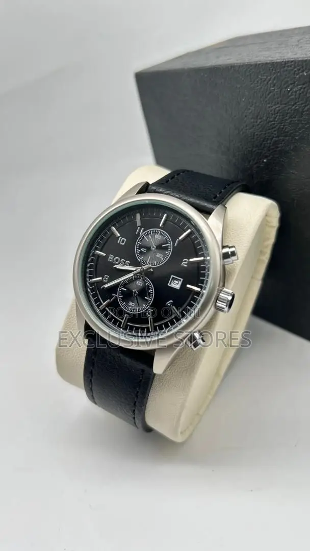 Boss Leather Watch