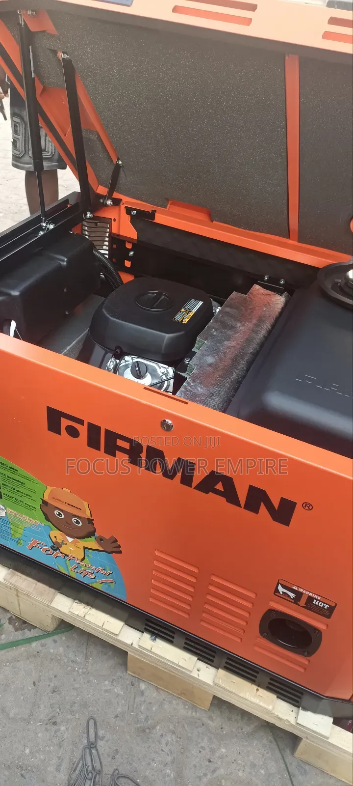 Original Firman 12.0kva Soundproof Double Cylinder 💯 Copper