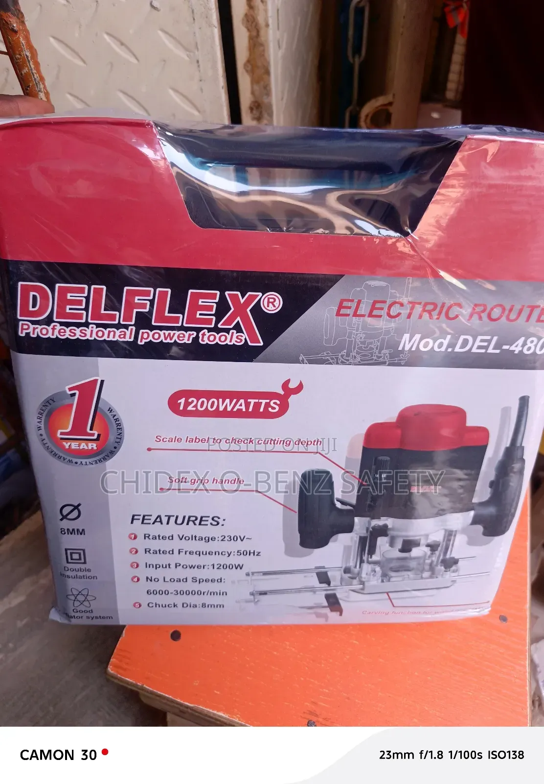 Delflex Electric Router Mod-4802