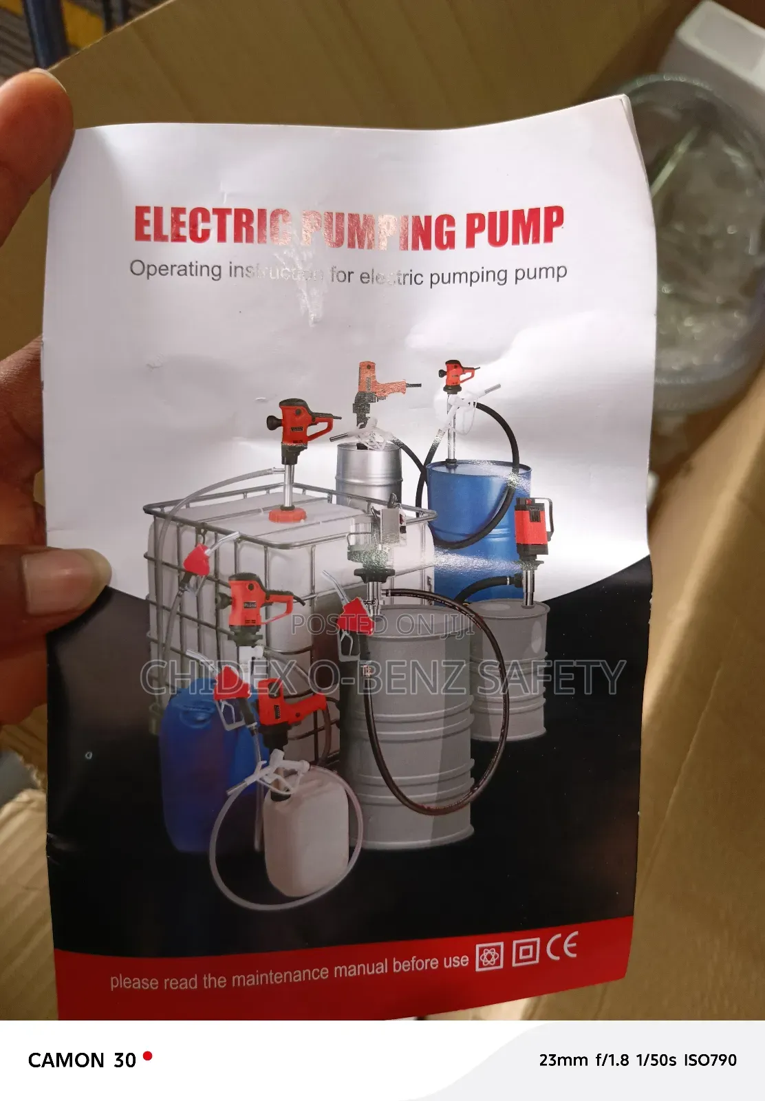 Electric Barrel Pump Mod-D96 2000w