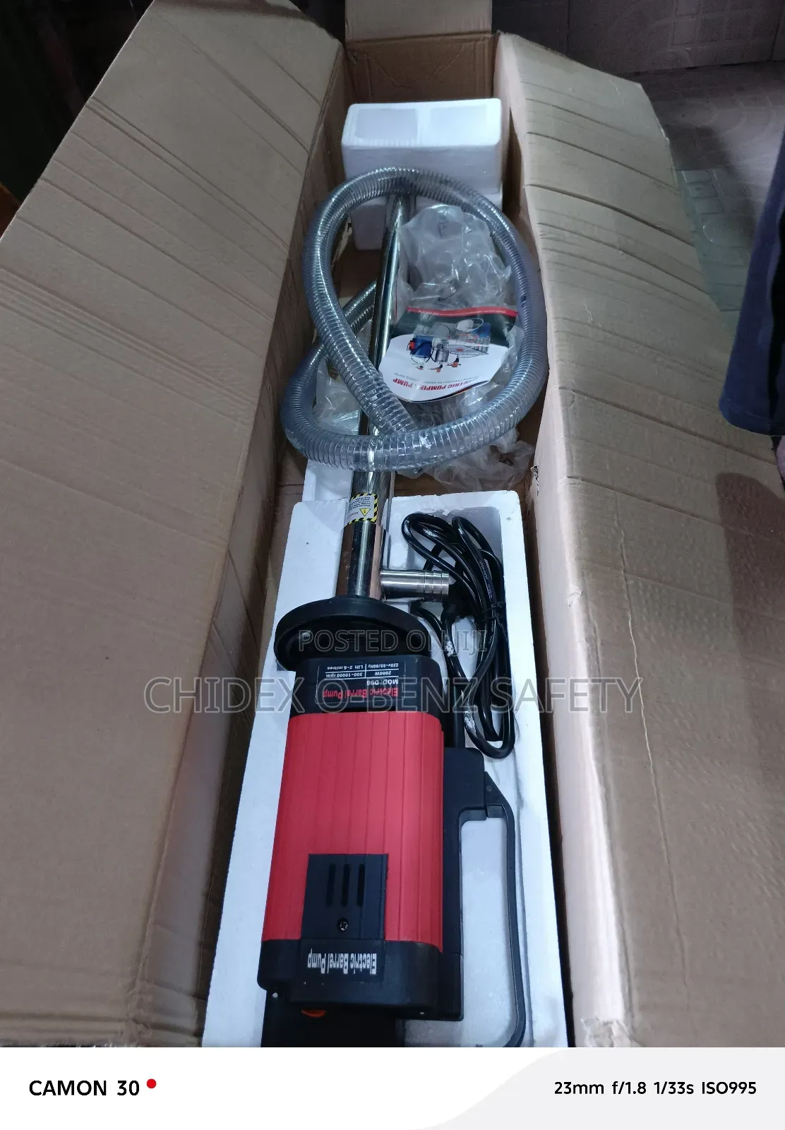 Electric Barrel Pump Mod-D96 2000w