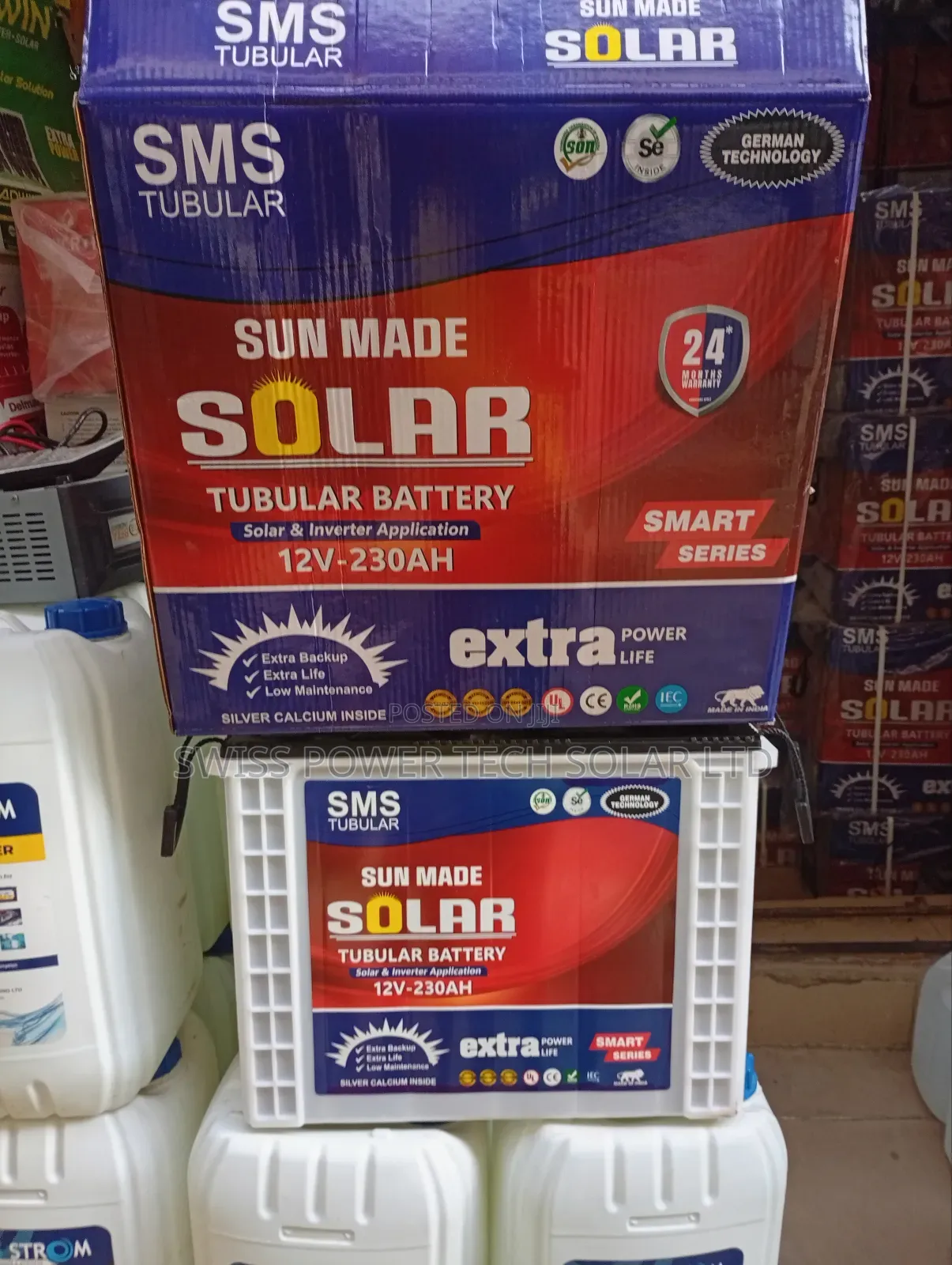 230ah SMS Tubular Battery 12v