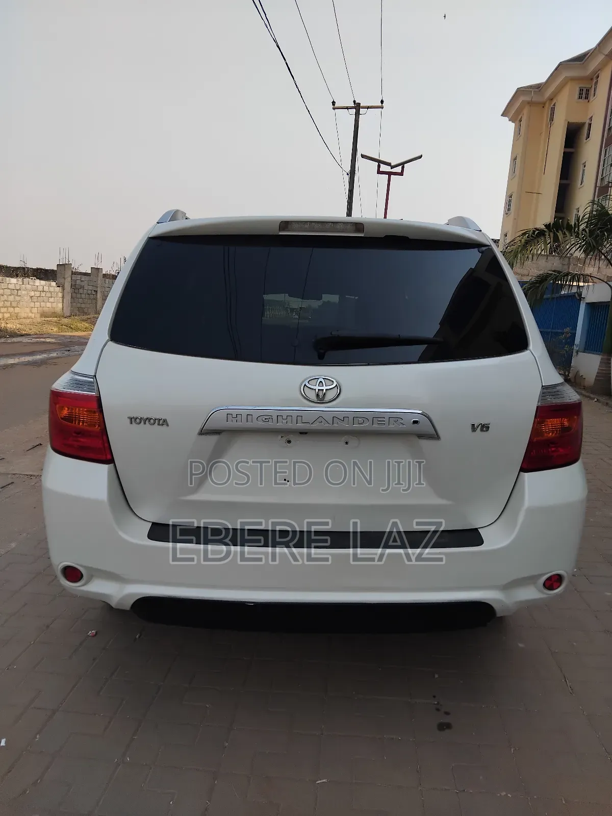 Toyota Highlander Limited 2008 White