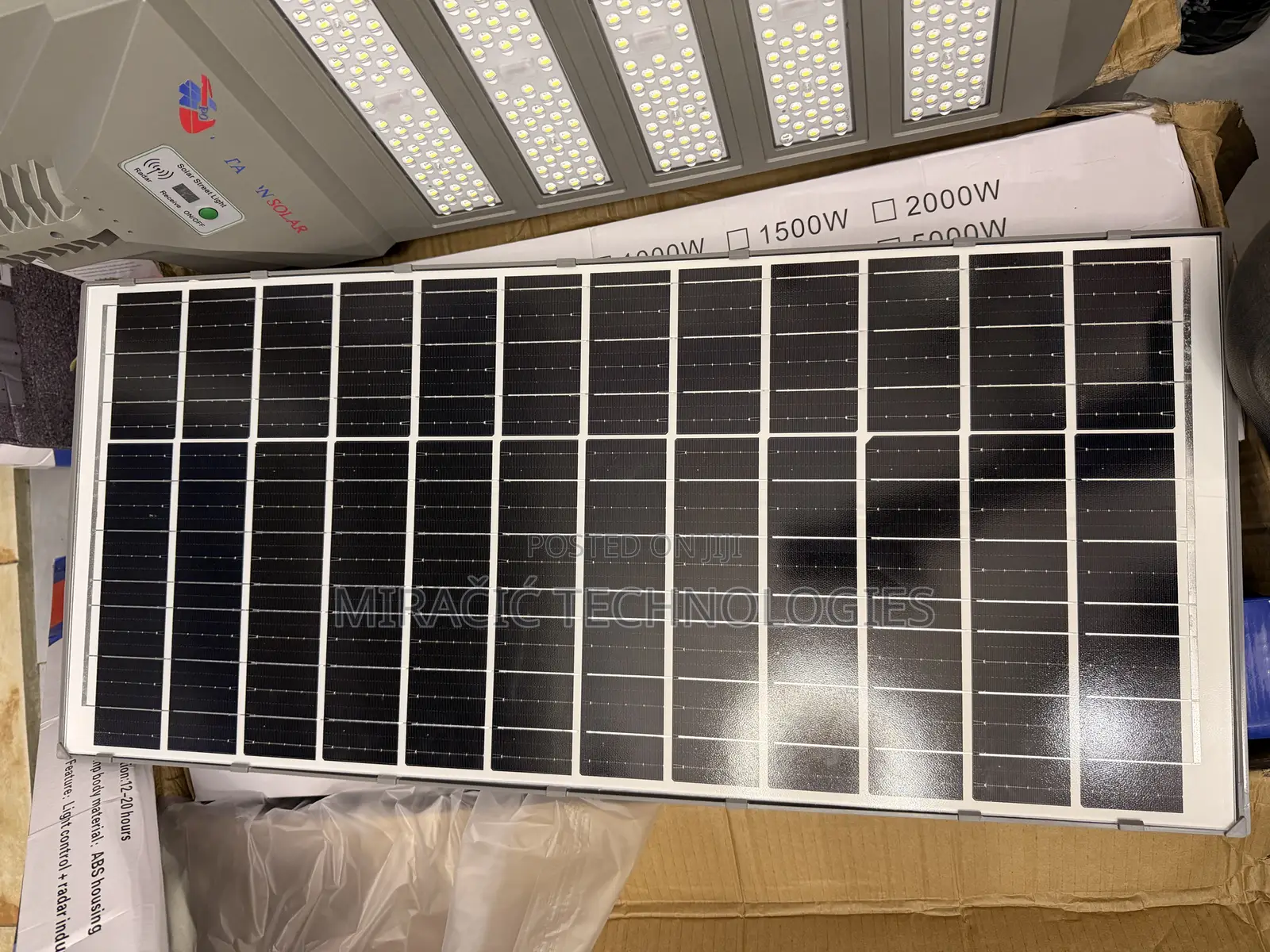 800w Semi Industrial Solar Street Light