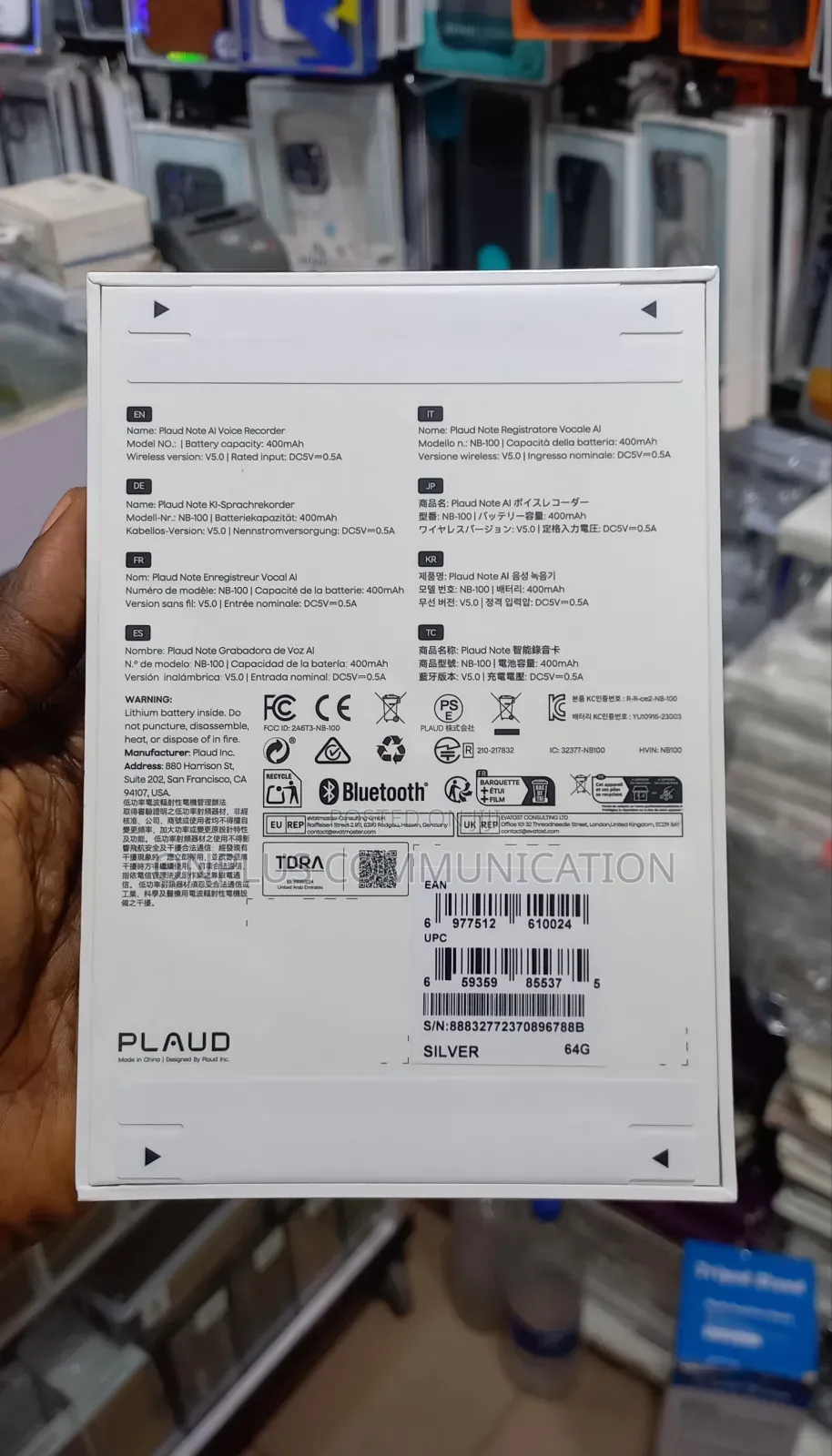 Plaud Note Ai Voice Recorder