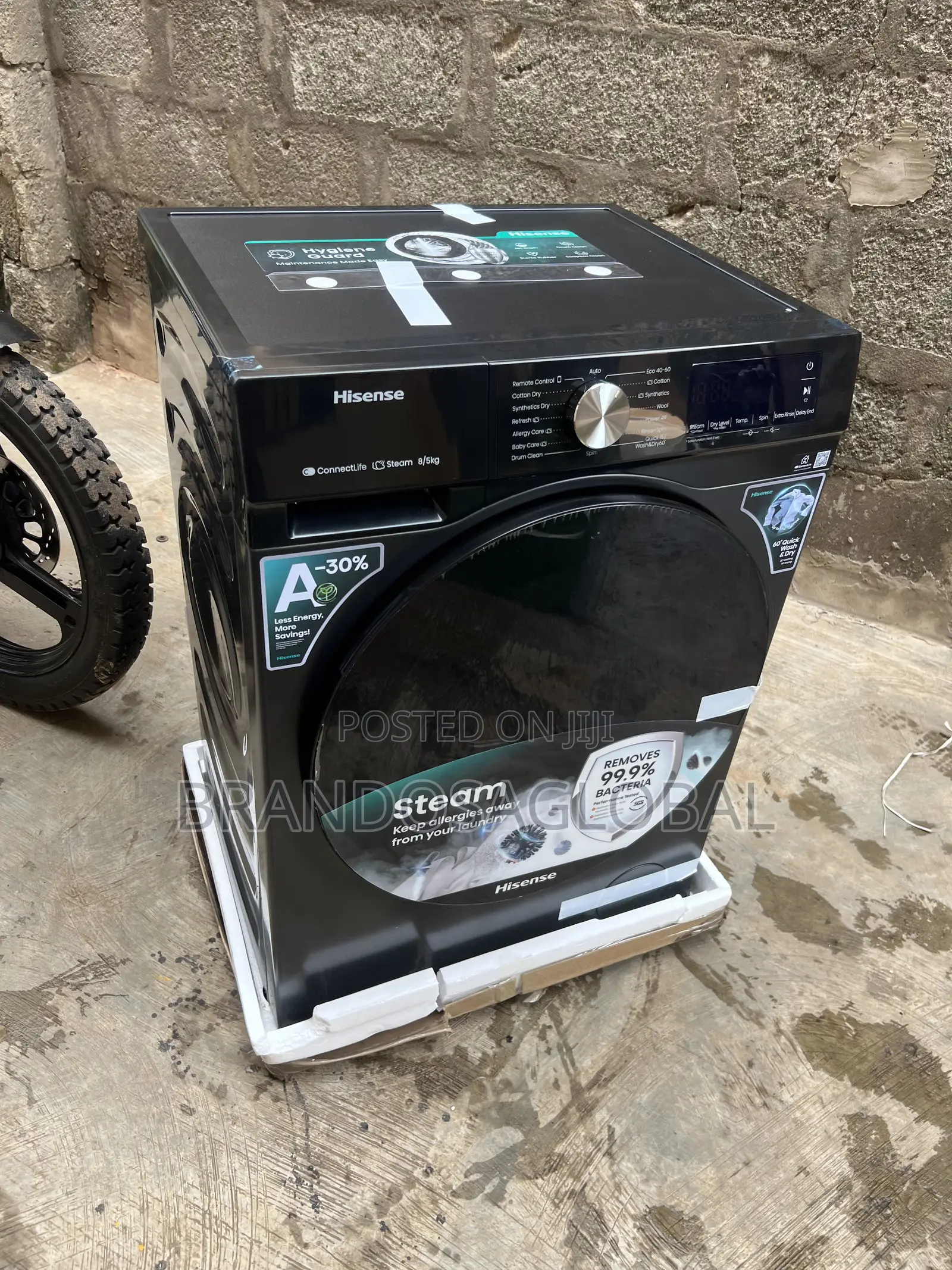 Brand New Hisense Wash and Dry Front Loader 8/5kg Wd3s8043bt