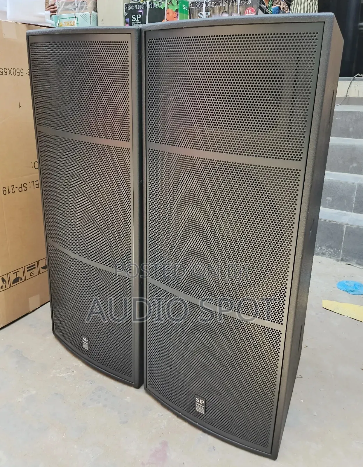 Sound Prince Sp-215a Professional Double Full Range Loudspeaker