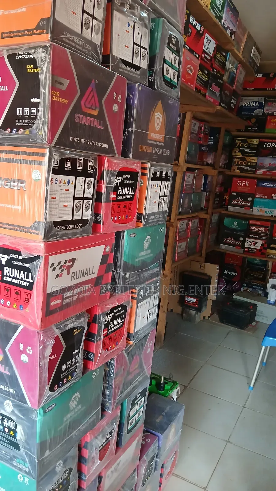 Promise Car Battery 75ah With 1year Warranty