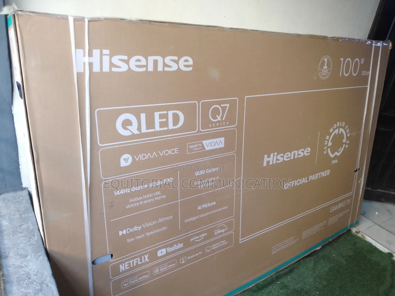 Hisense 100 Inch Qled Smart Tv With Ultra Hd Display