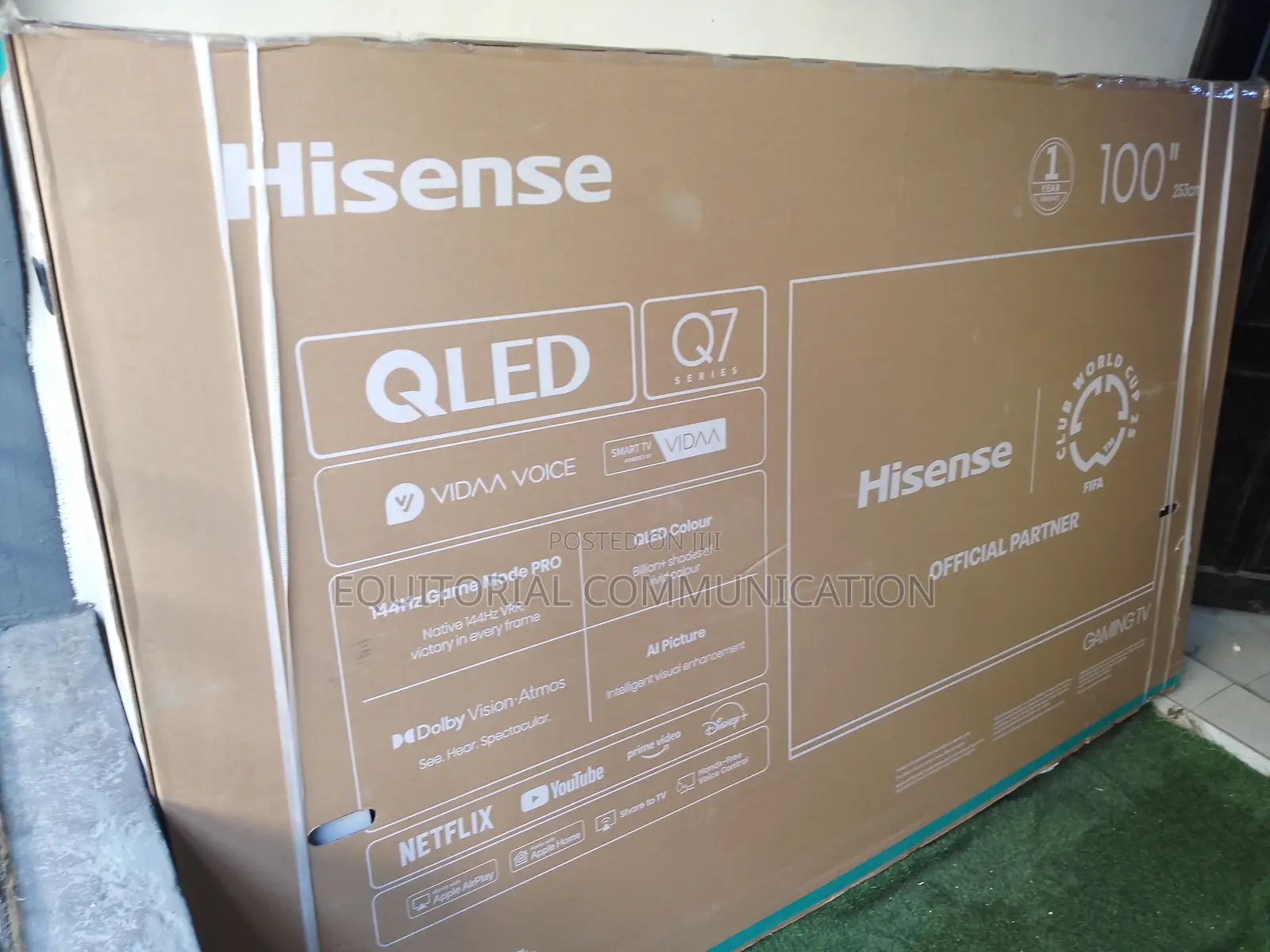 Hisense 100" Qled Ultra Hd Smart Television