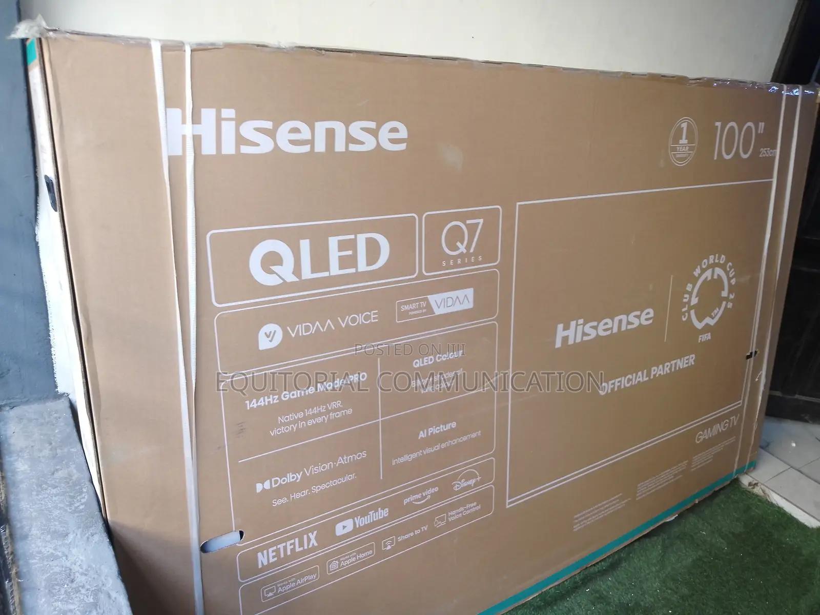 Hisense 100 Inch Qled Tv With Smart Features