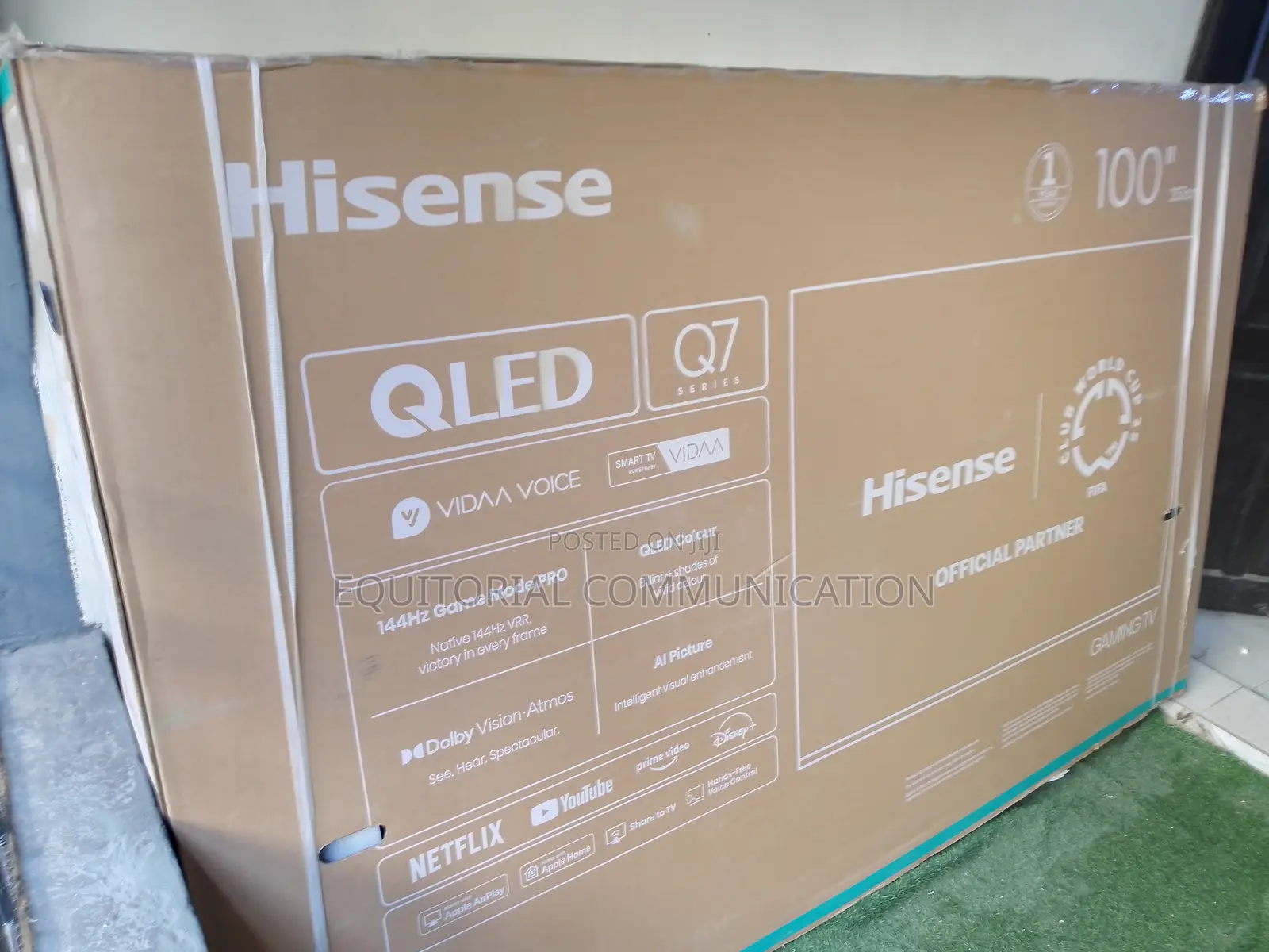 Hisense 100 Inch Qled Tv With Smart Features
