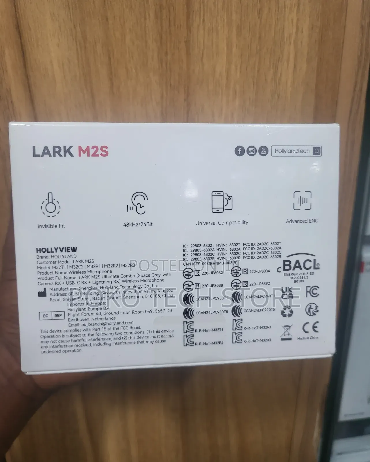 Hollyland Lark M2s Wireless Lavalier Microphone System.