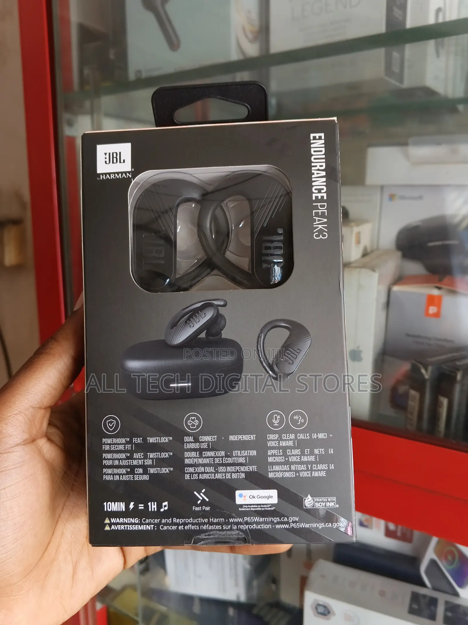 Jbl Endurance Peak3 Bluetooth Earphones