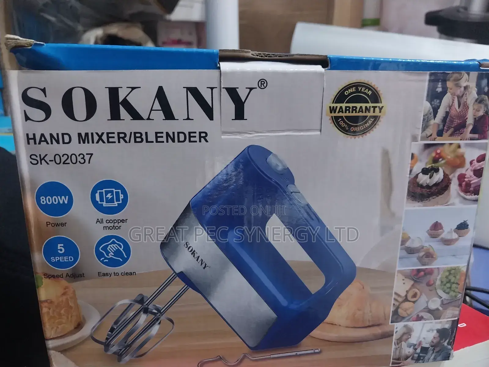 800w Sokany Hand Mixer/Blender