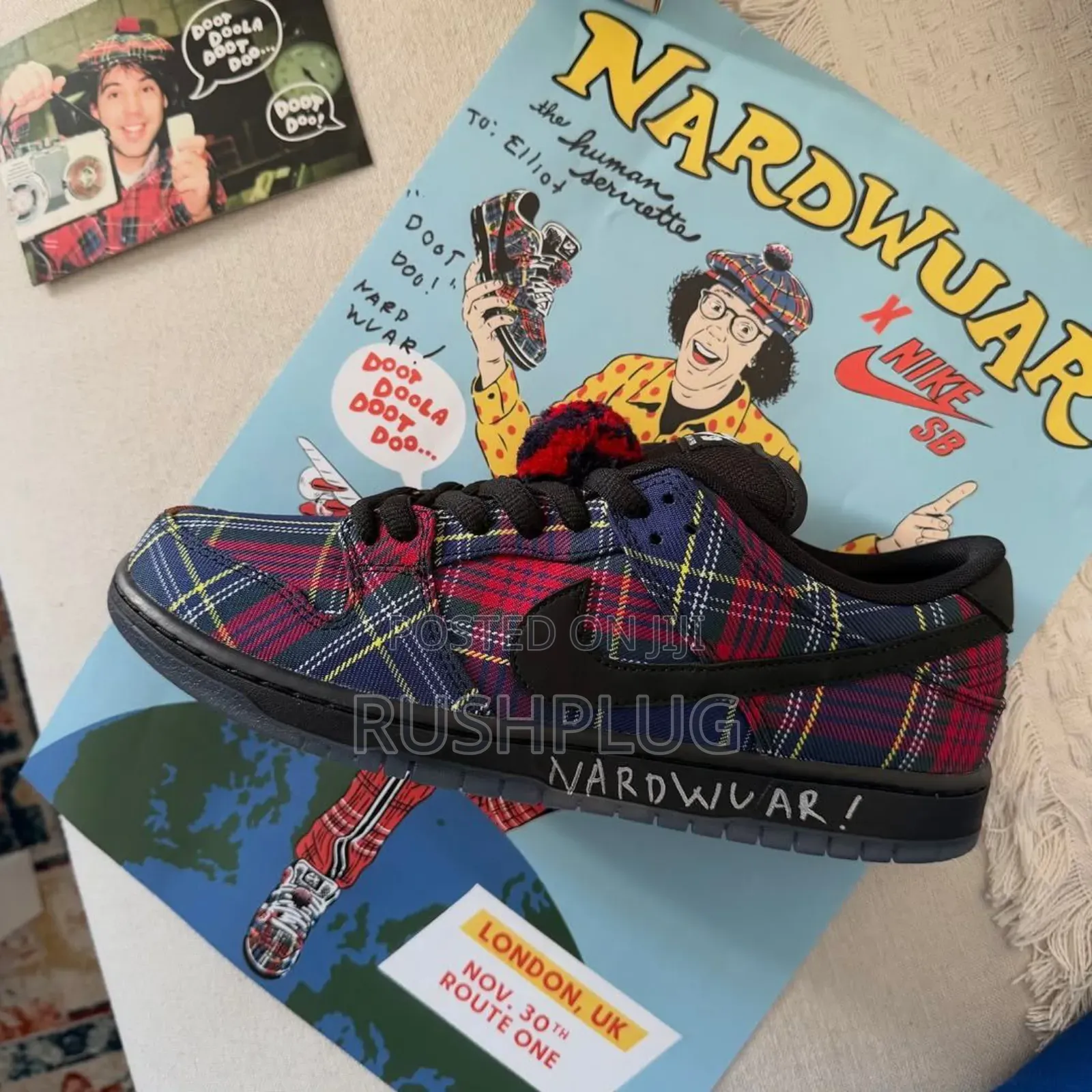 Nardwuar X Nike Dunk Low Sb “ Tam O Shanter Hat” Luxury Sneakers