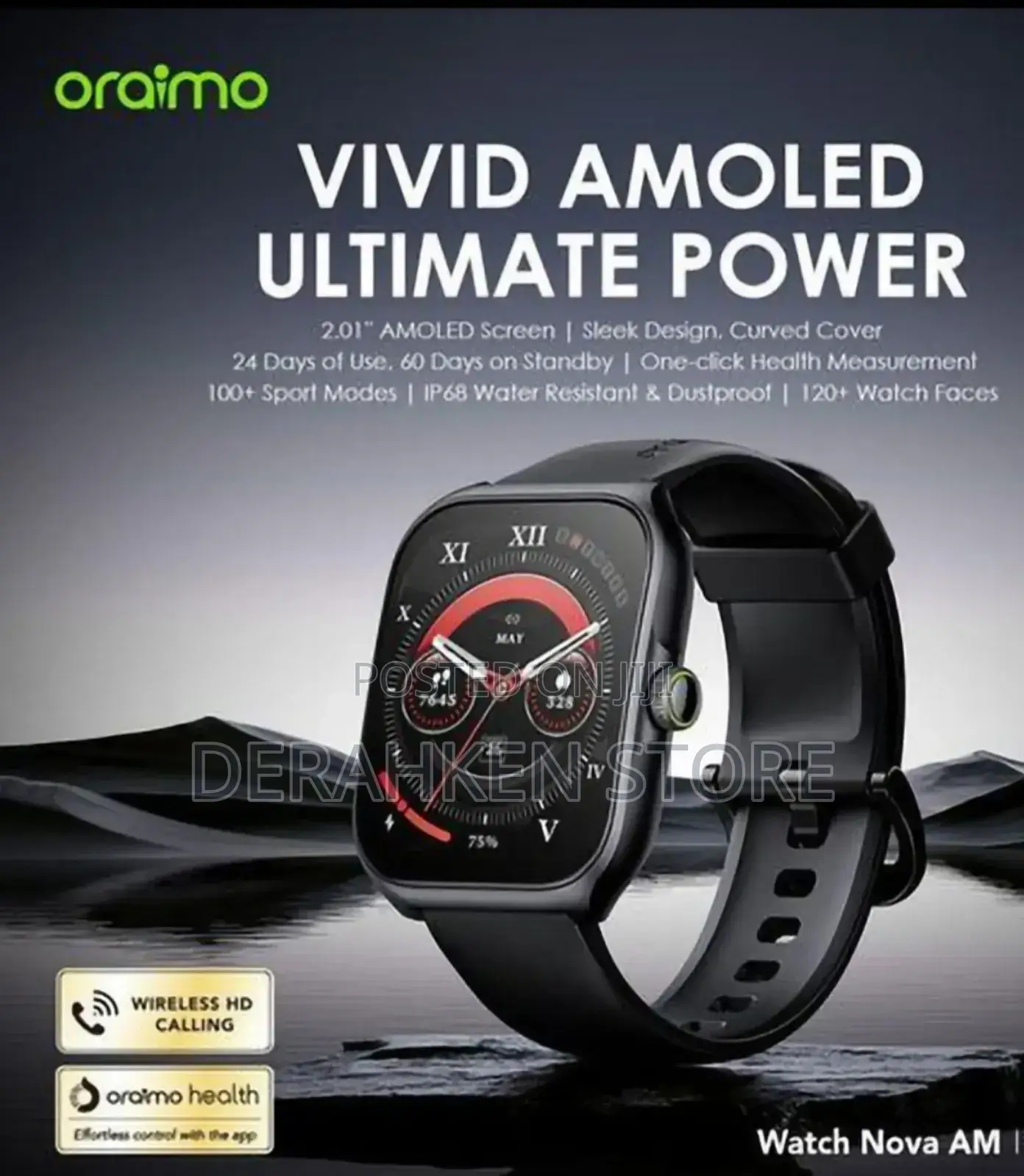 Oraimo Nova Am Quality Ai Smartwatch