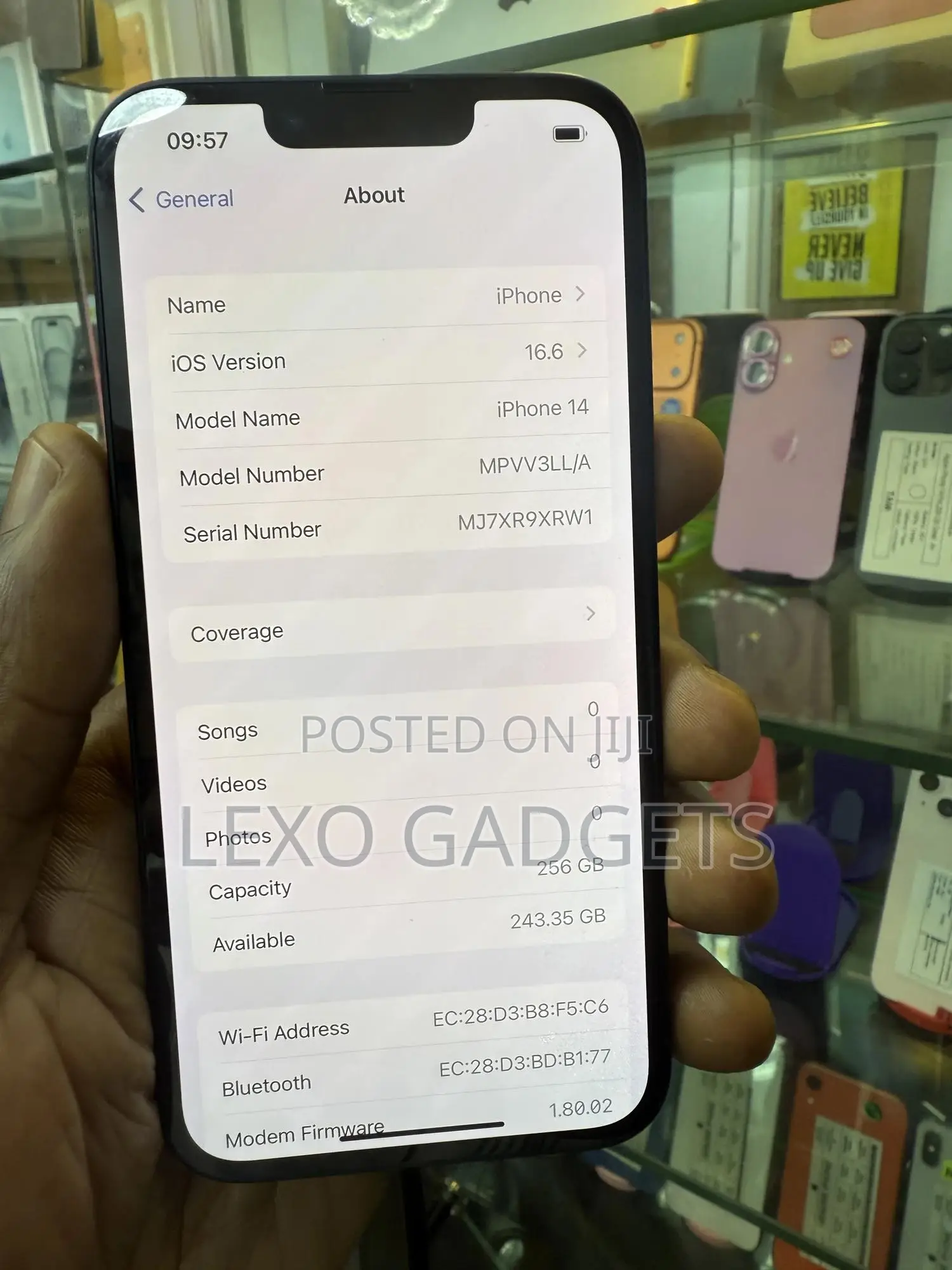 Apple iPhone 14 256 GB Black
