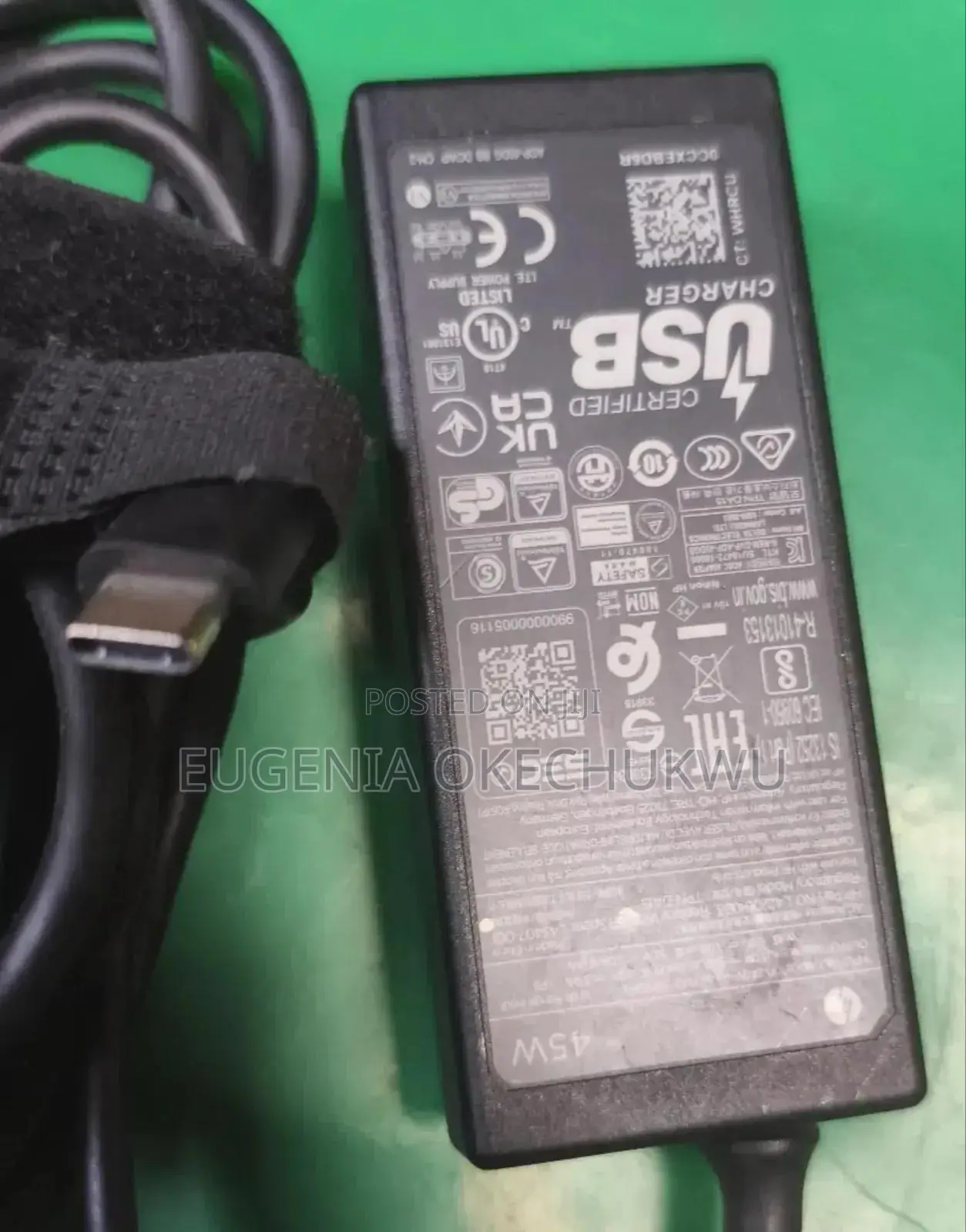 Hp Laptop Charger Original Uk Used 45watts