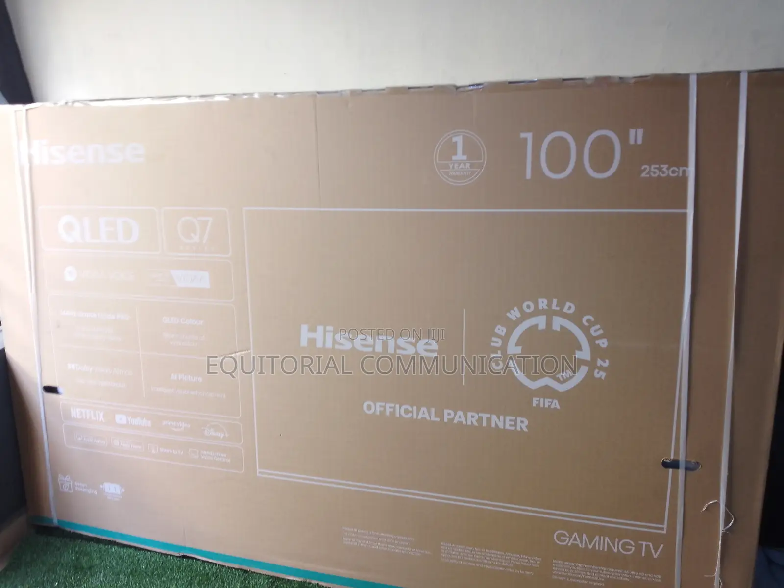 Hisense 100" Qled Smart Tv With Stunning Picture Quality