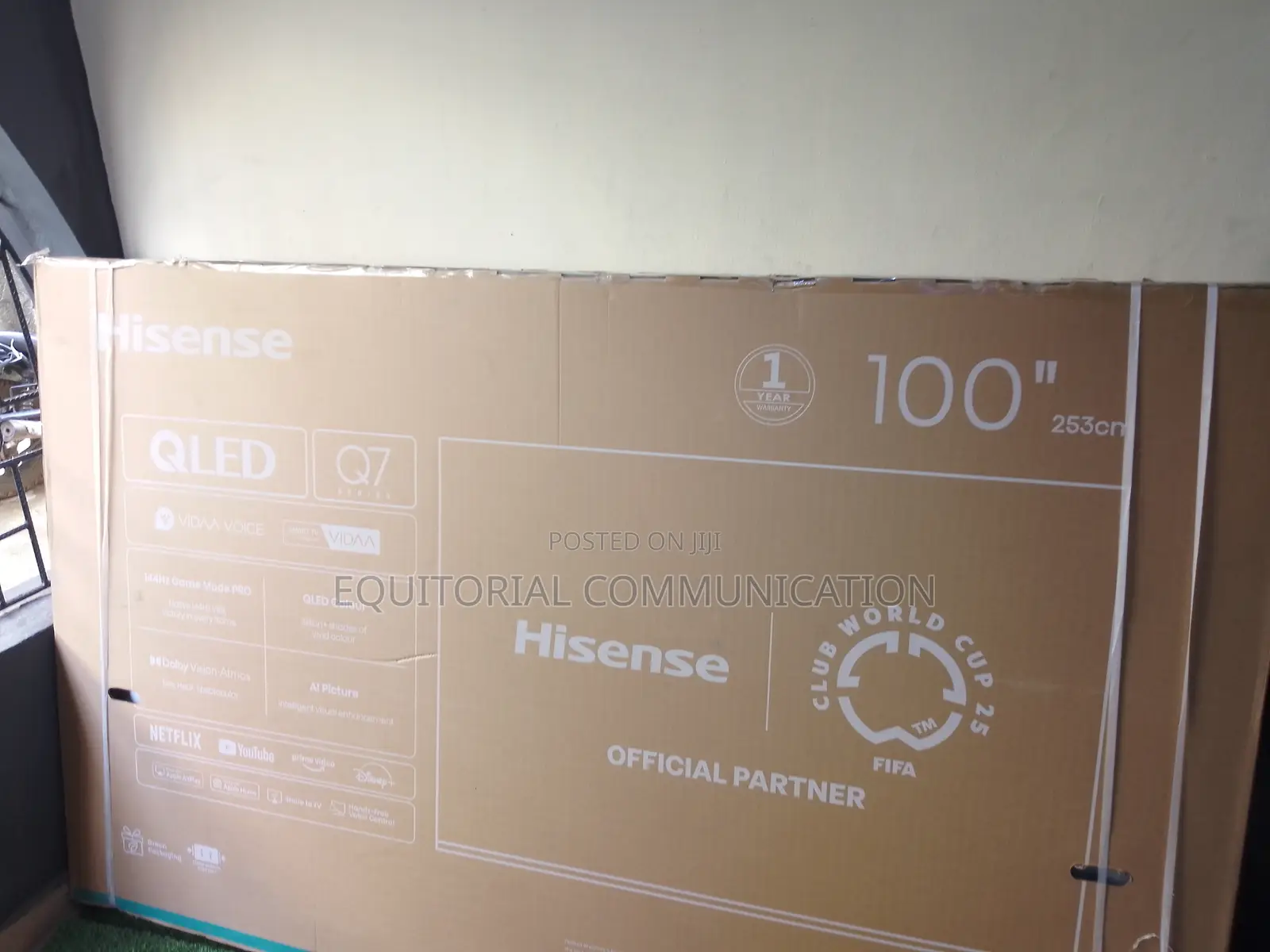 Hisense 100" Qled Smart Tv With Stunning Picture Quality