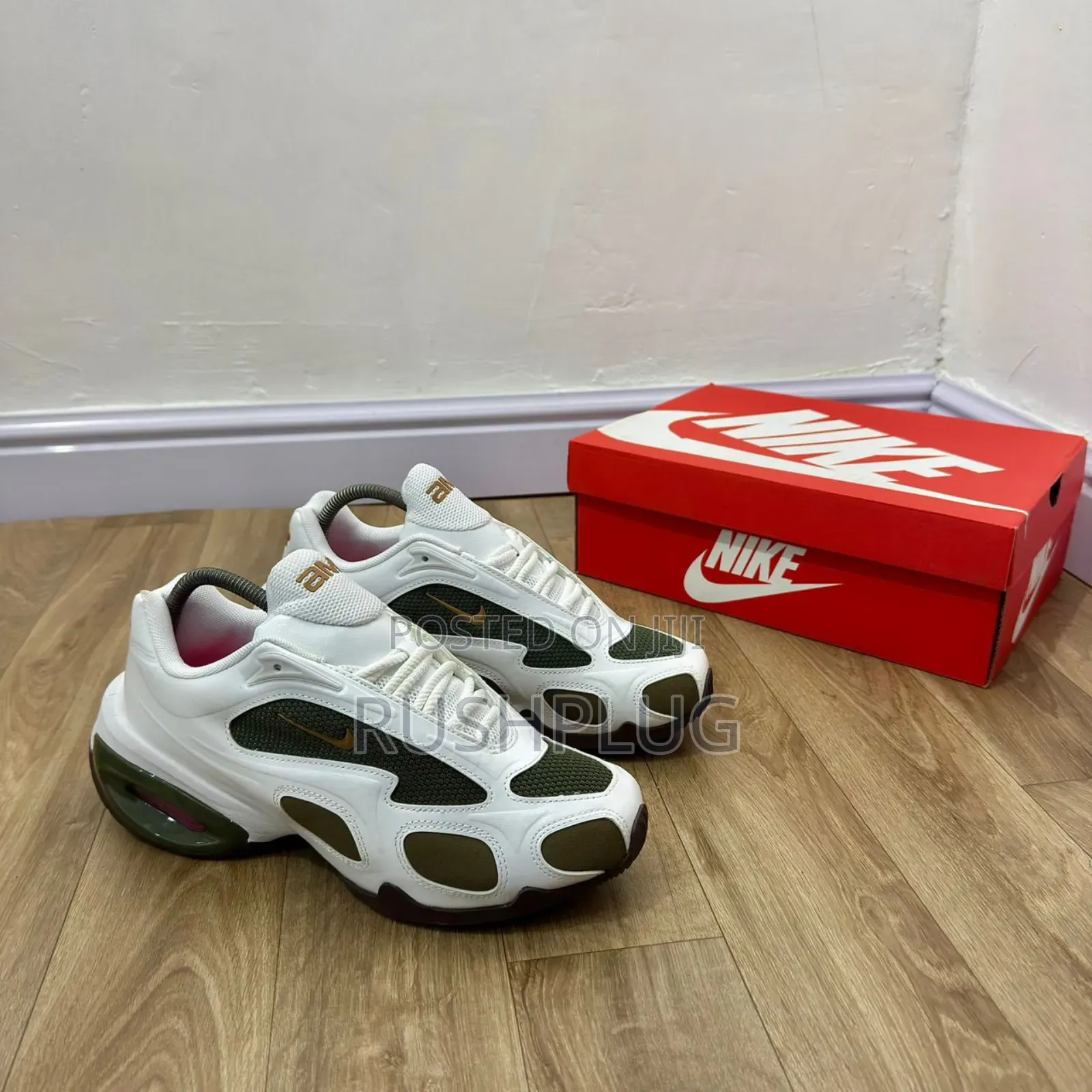 Nike Air Max Muse White Cargo Khaki Luxury Sneakers