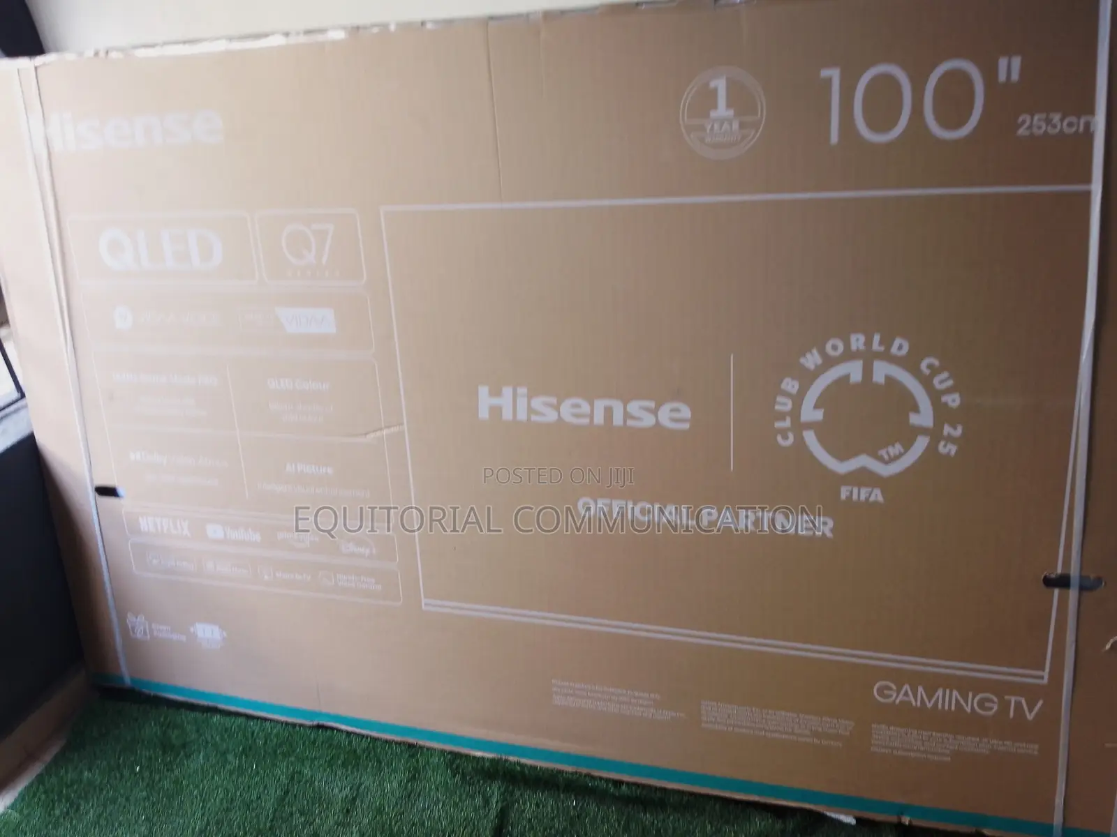 Hisense 100 Inch Qled Smart Tv With Advanced Picture Engine
