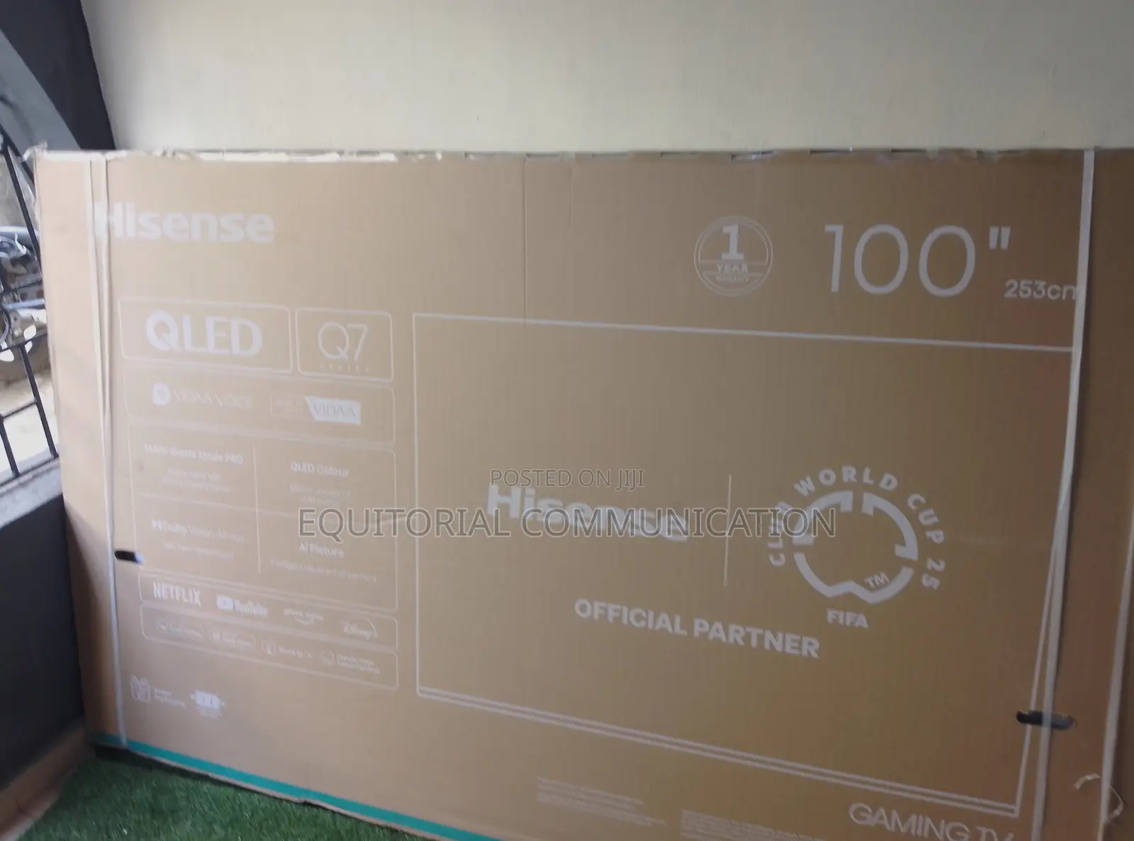 Hisense 100 Inch Qled Smart Tv With Advanced Picture Engine
