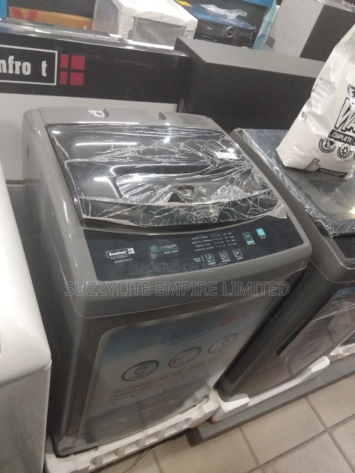 Scanfrost Top Loader Wash And Spin Washing Machine 10kg