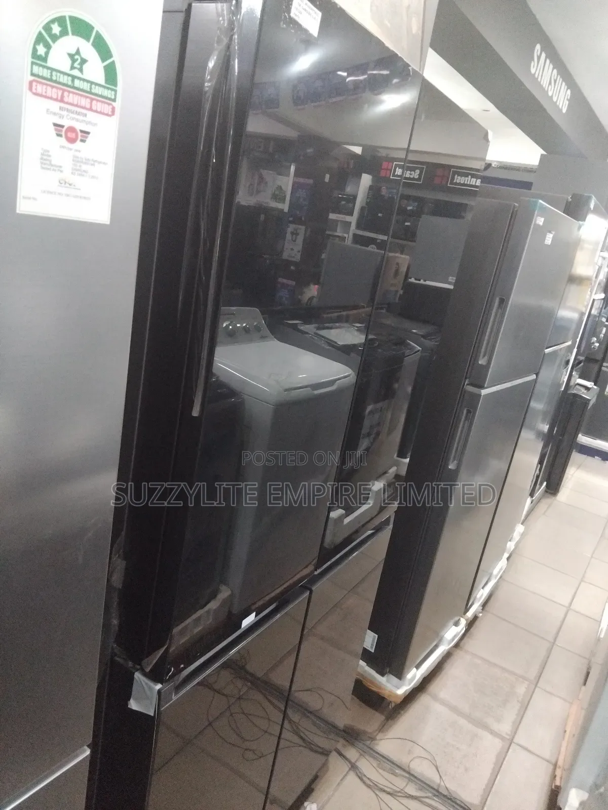 Samsung Side By Side Refrigerator Glass Surface