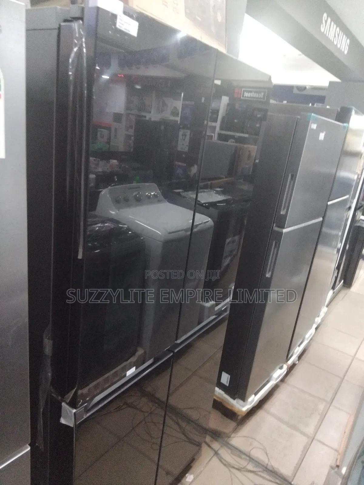 Samsung Side By Side Refrigerator Glass Surface
