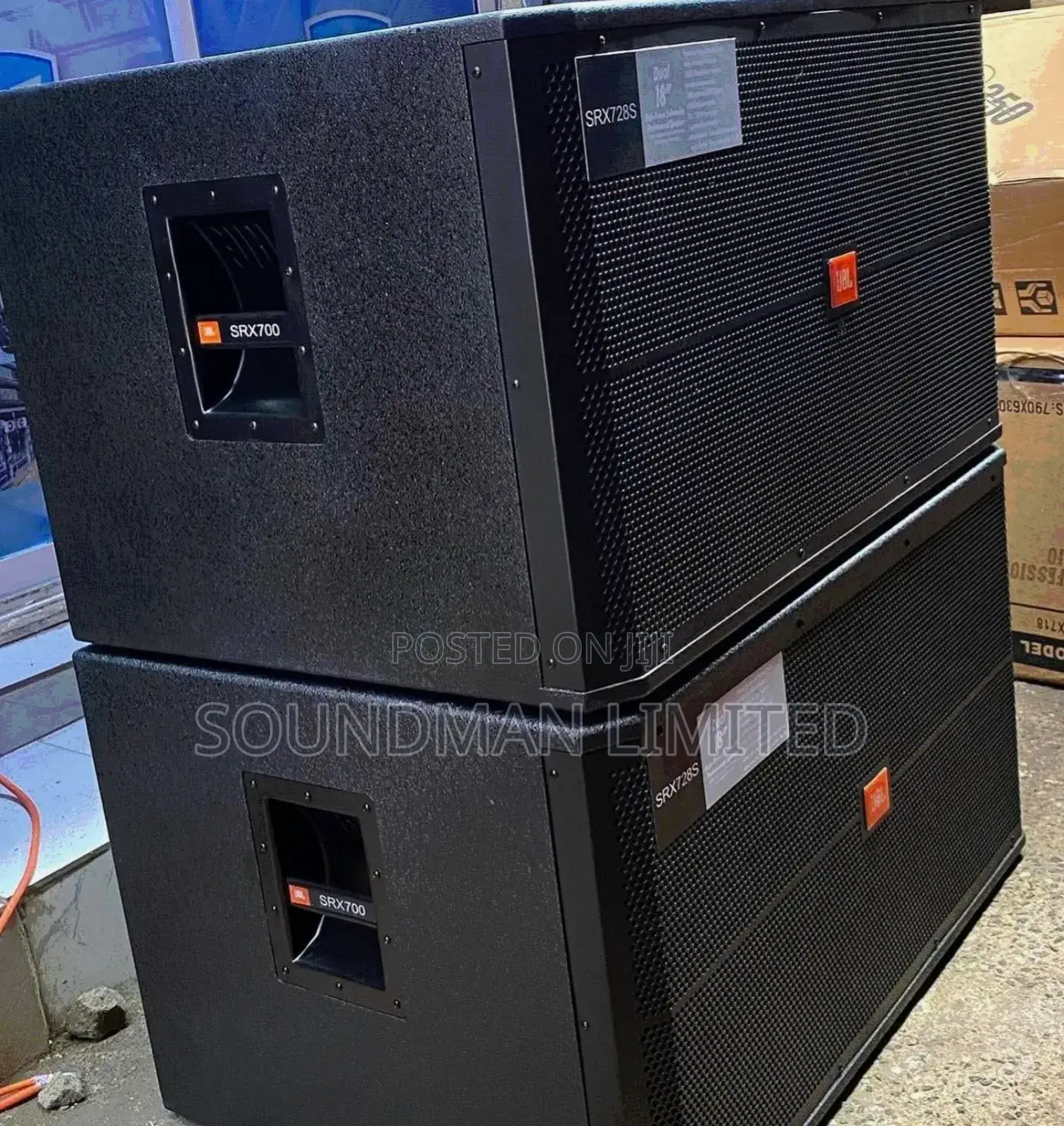 JBL Double Sub Srx728s Subwoofer Bass Speaker