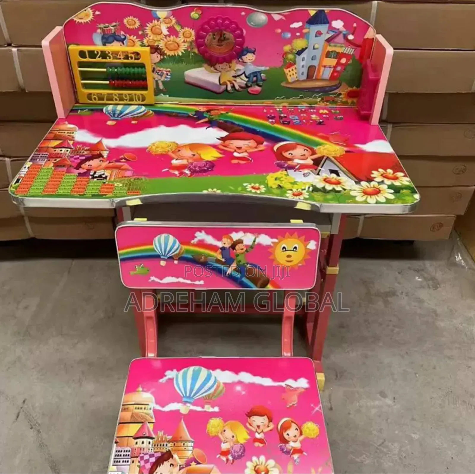 Children Kids Study Table Chair Set for Study