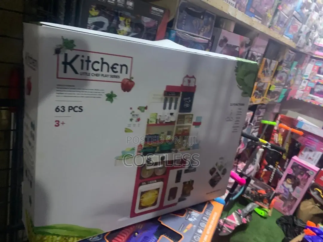Kitchen Little Chef Play Series Toy Kitchen Playset.