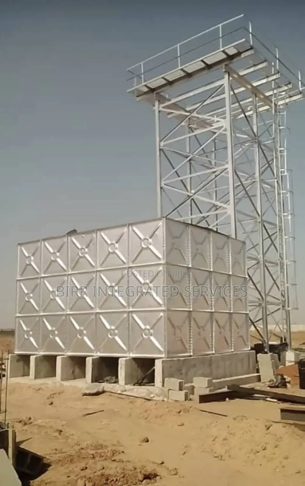 Galvanized Braithwaite Pressed Steel Tank And Stanchion Fabrication