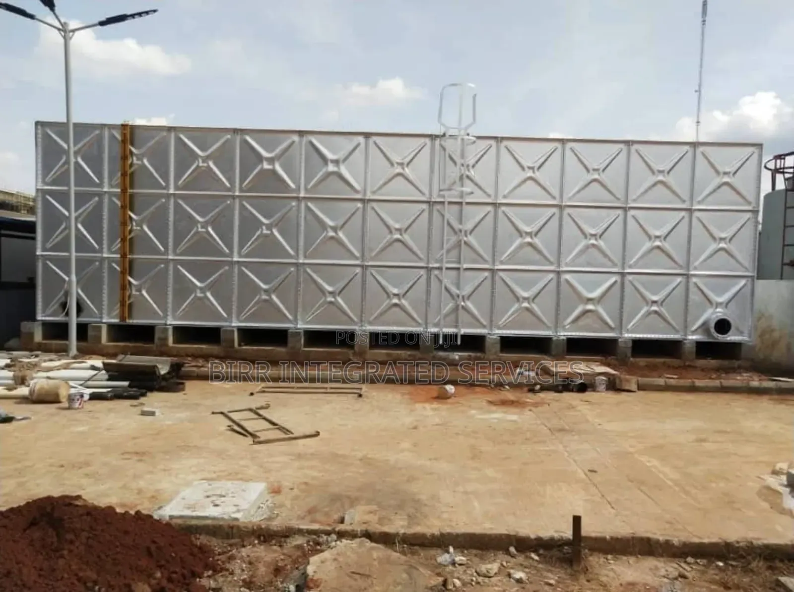 Galvanized Braithwaite Pressed Steel Panels And Stanchion Fabrication