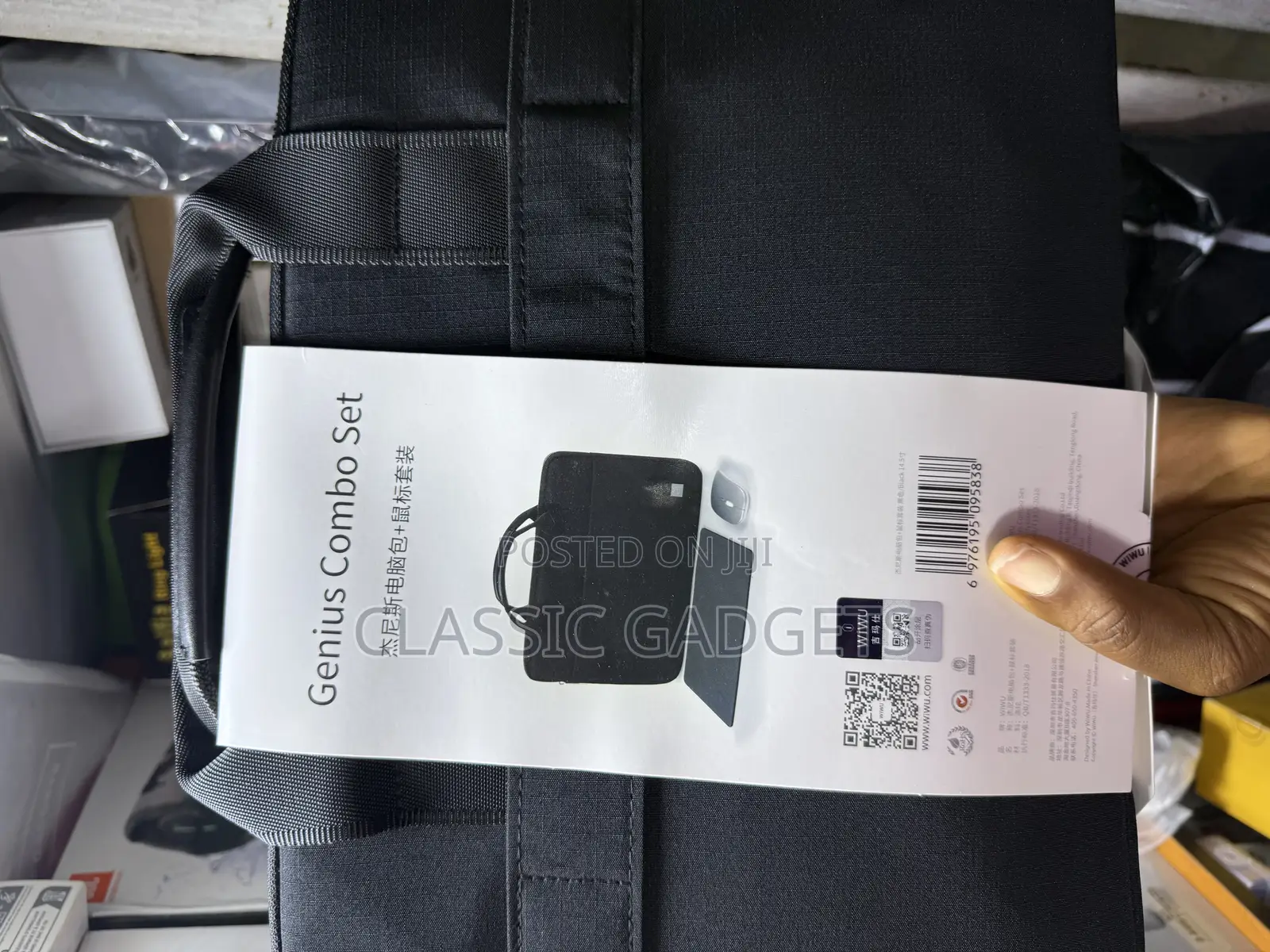 Wiwu Genius Combo Set Laptop 3 in 1 Sets Laptop Bags Mouse Mouse Pad