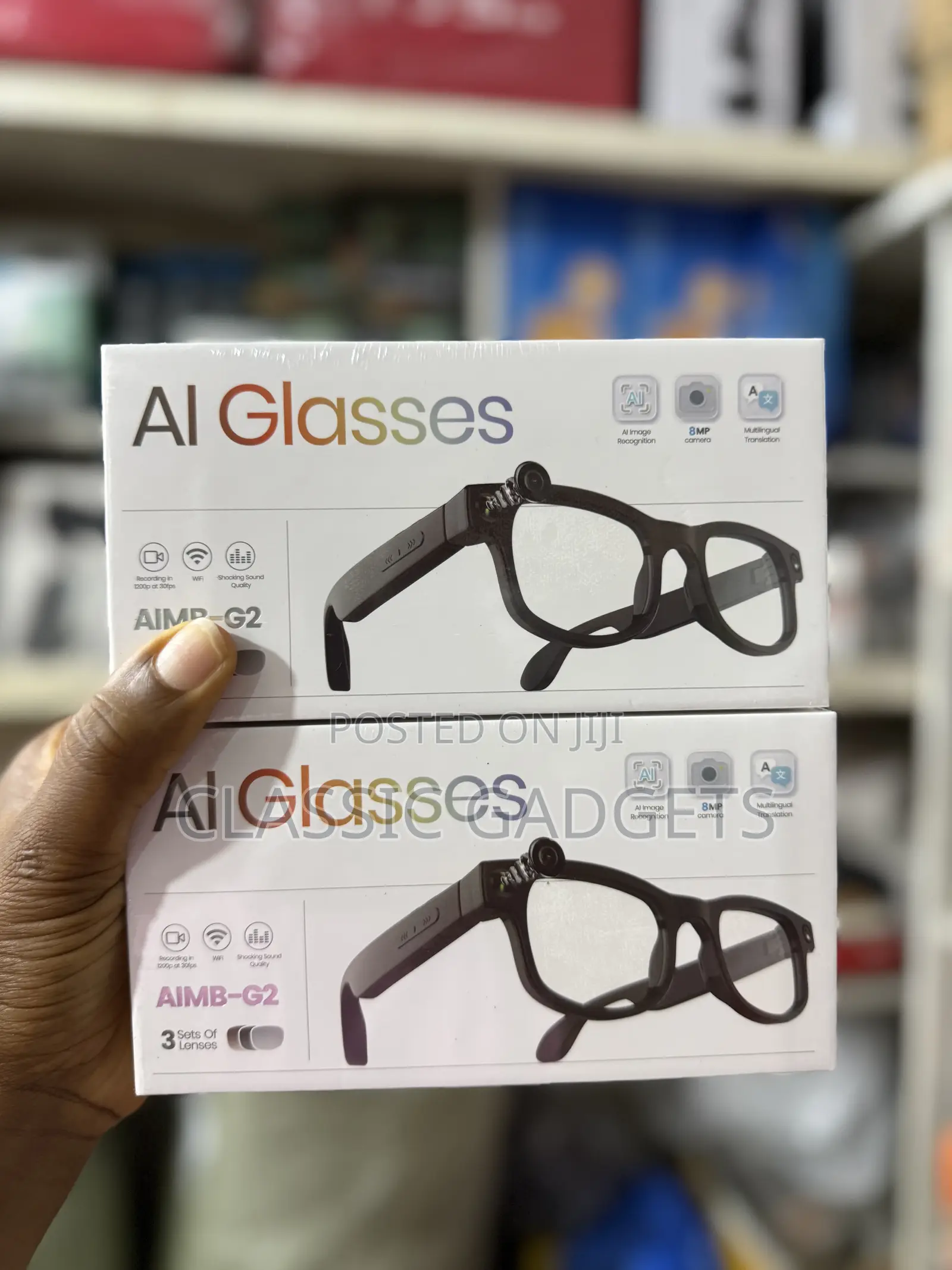 Aimb-G2 Al Smart Glasses With Camera Bt Wireless 2025 Smart Glasses
