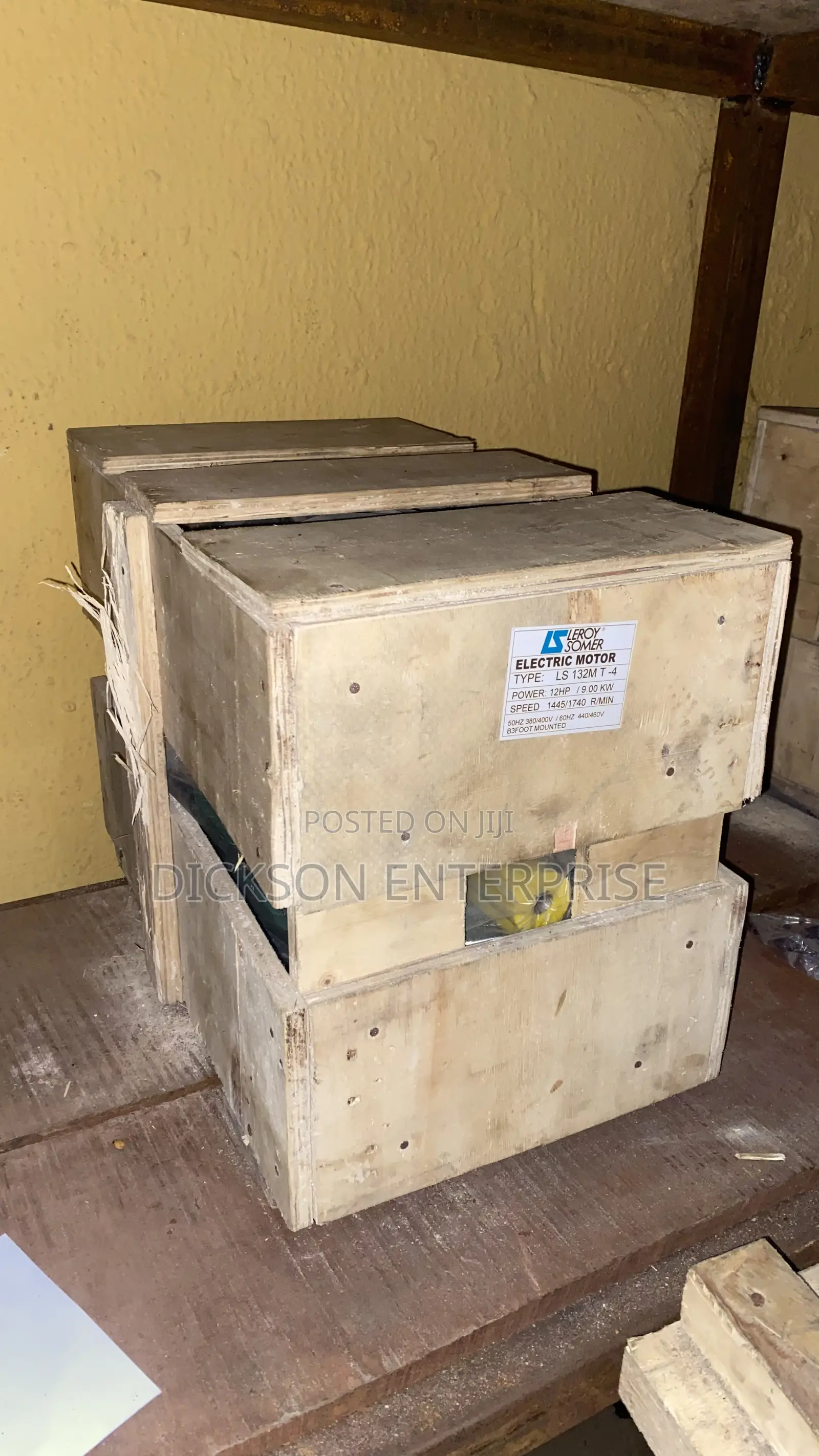 Electric Motor 9kw (12hp) 1445rpm