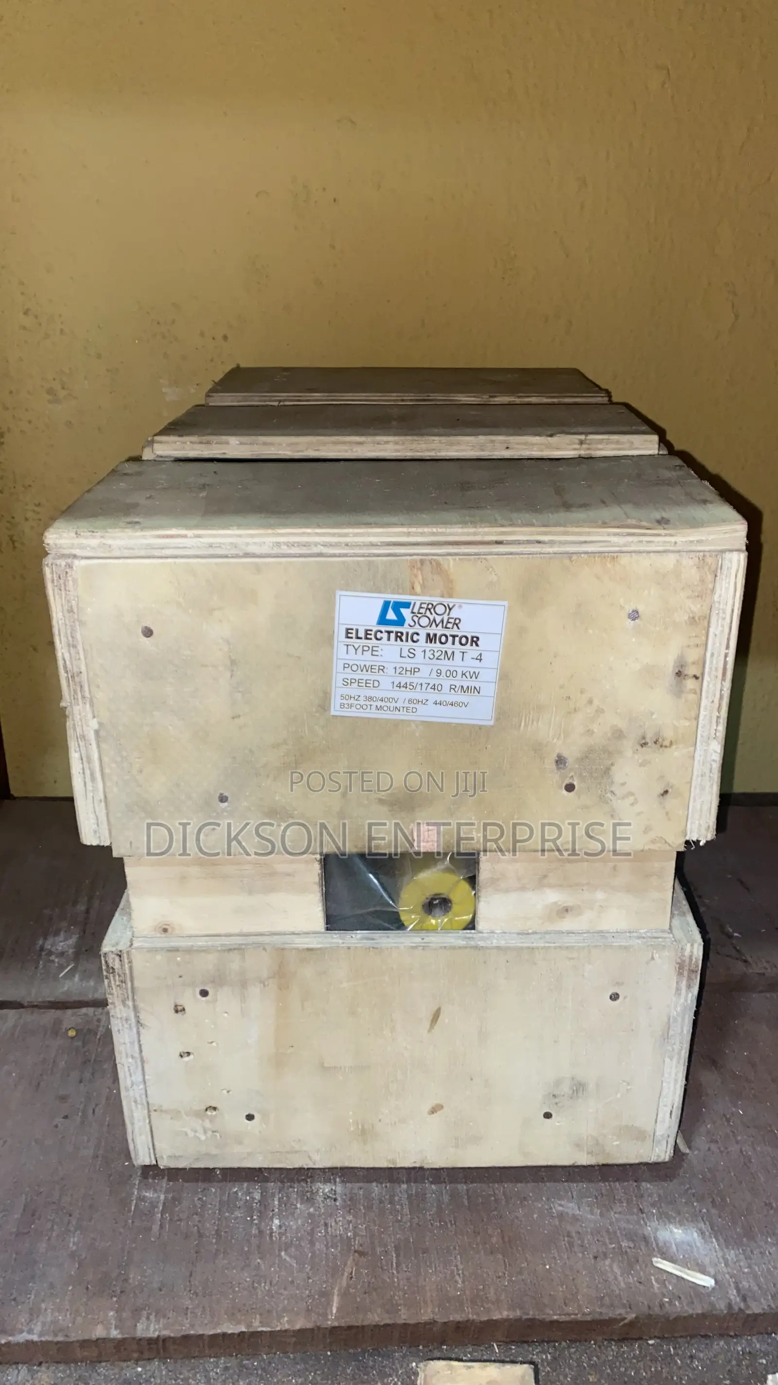 Electric Motor 9kw (12hp) 1445rpm