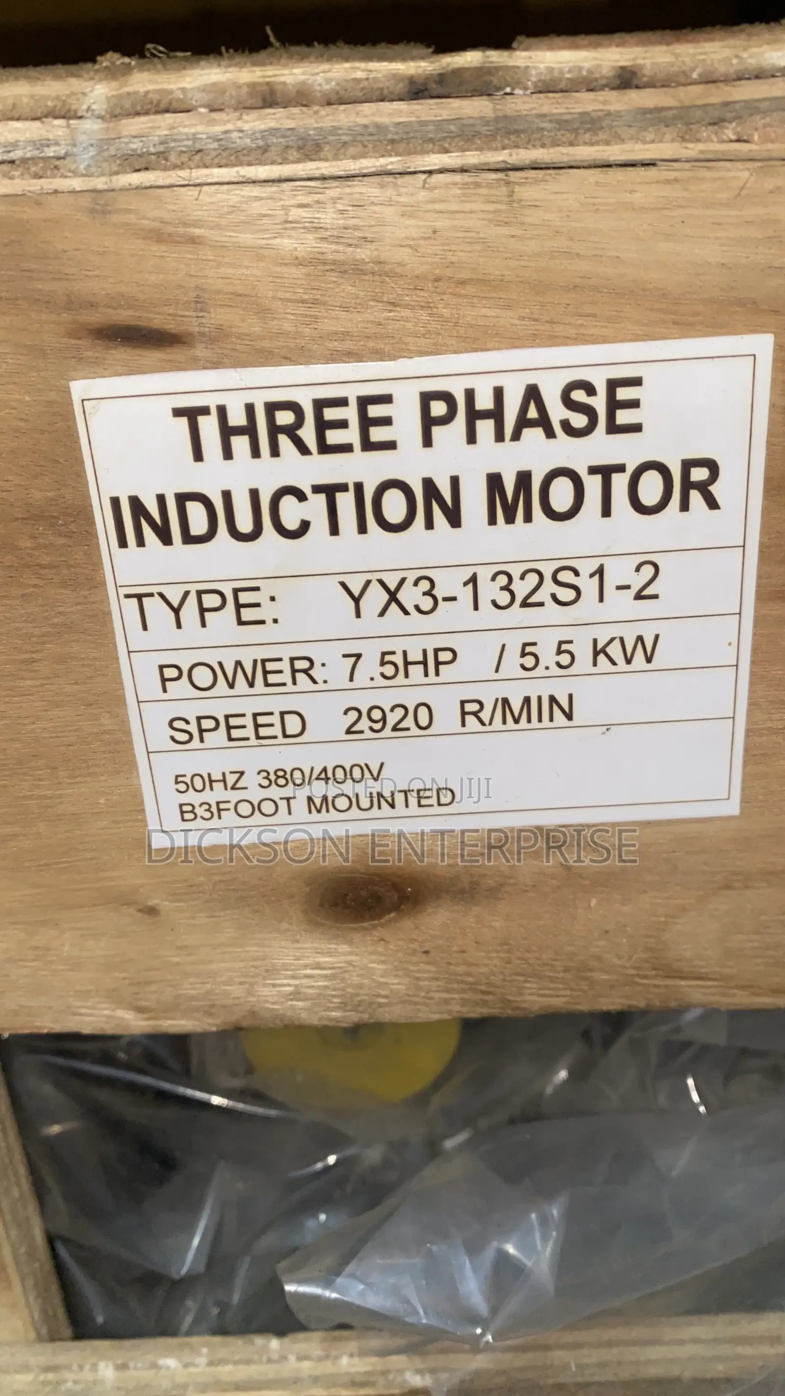 Three Face Induction Motor 5.5kw (7hp) 2920