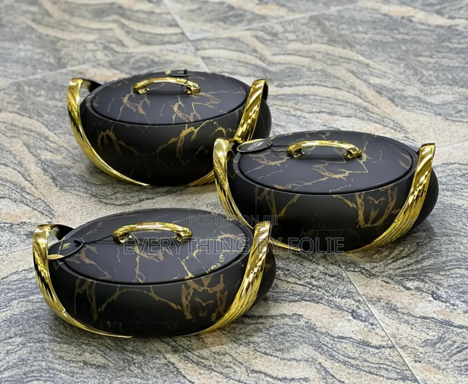 High Quality Three Set Golden Product