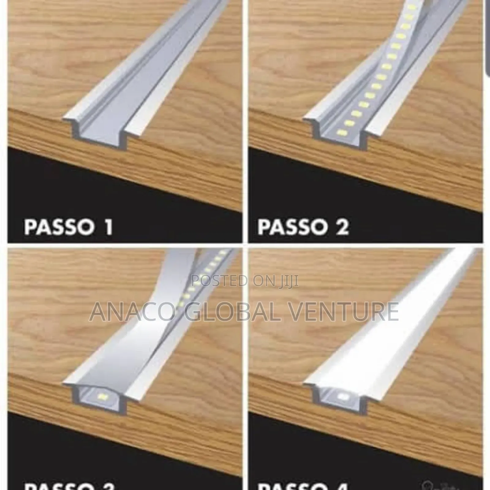 Silver Body Profile Fitting 3 Meters Length Size 15mm