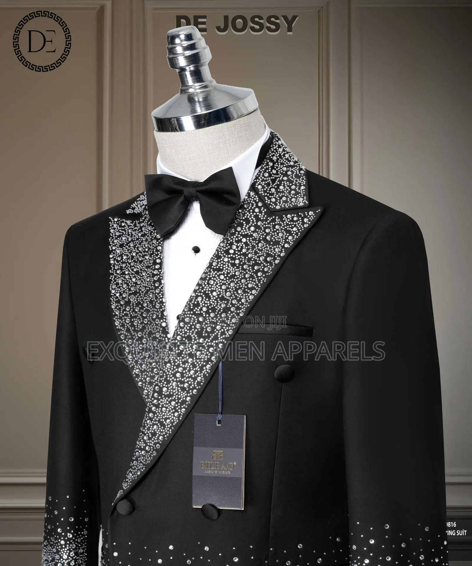 Design Stone Double Breasted Tuxedo Turkish Men’S Suit