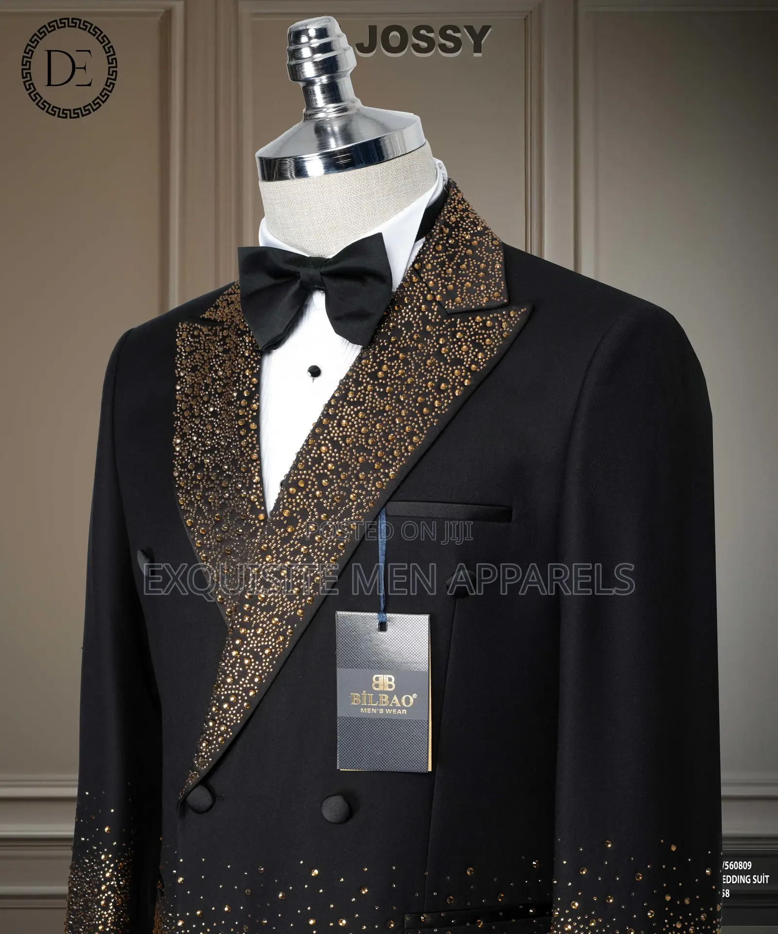 Design Stone Double Breasted Tuxedo Turkish Men’S Suit