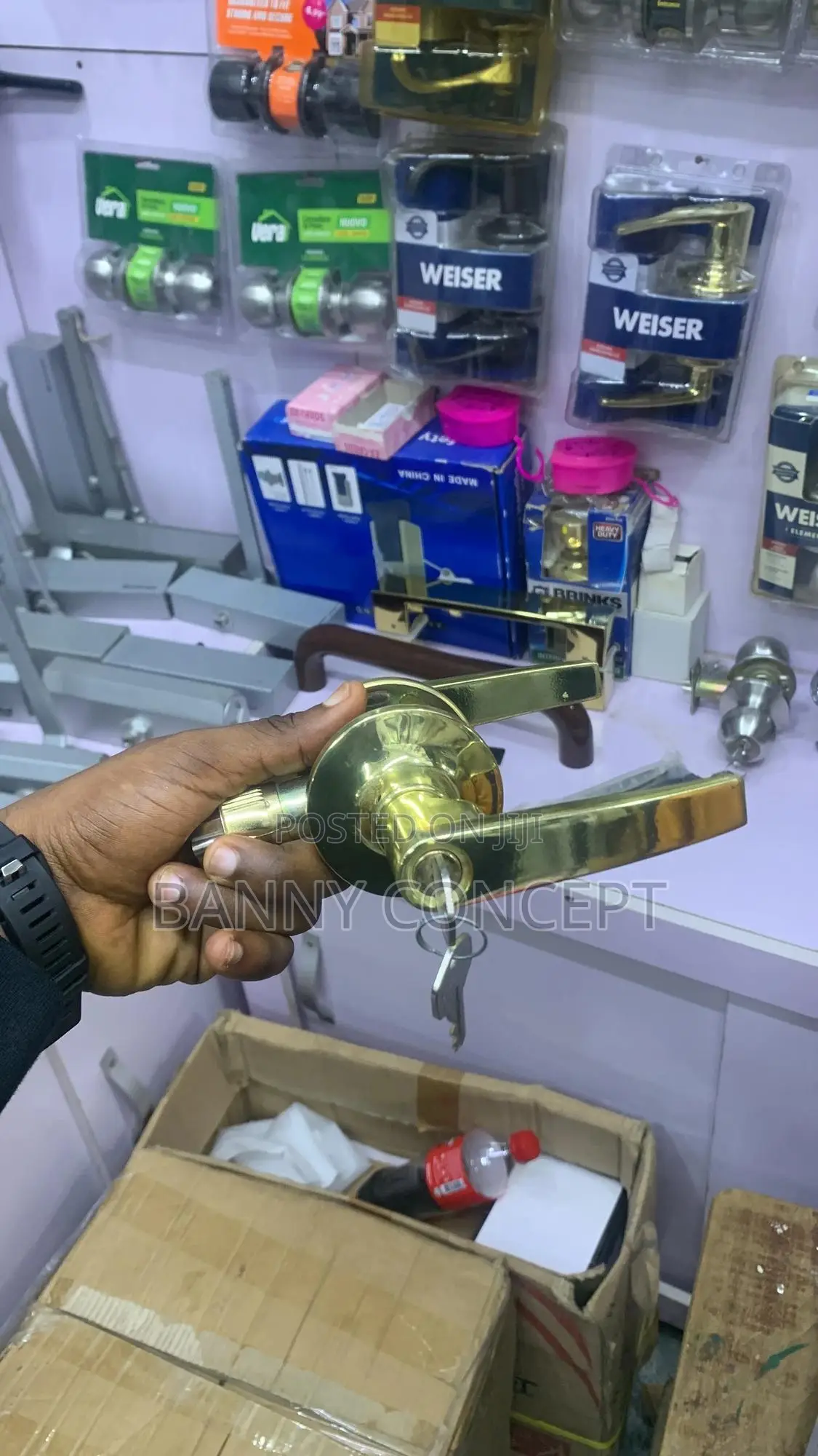 Mortise Door Handle Lock (Complete Set)