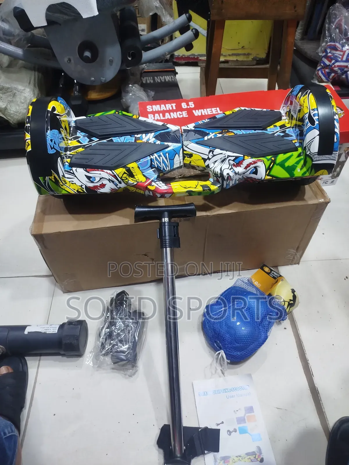 Original 8 Inches Hoverboard Machine With Stand and Need Guide