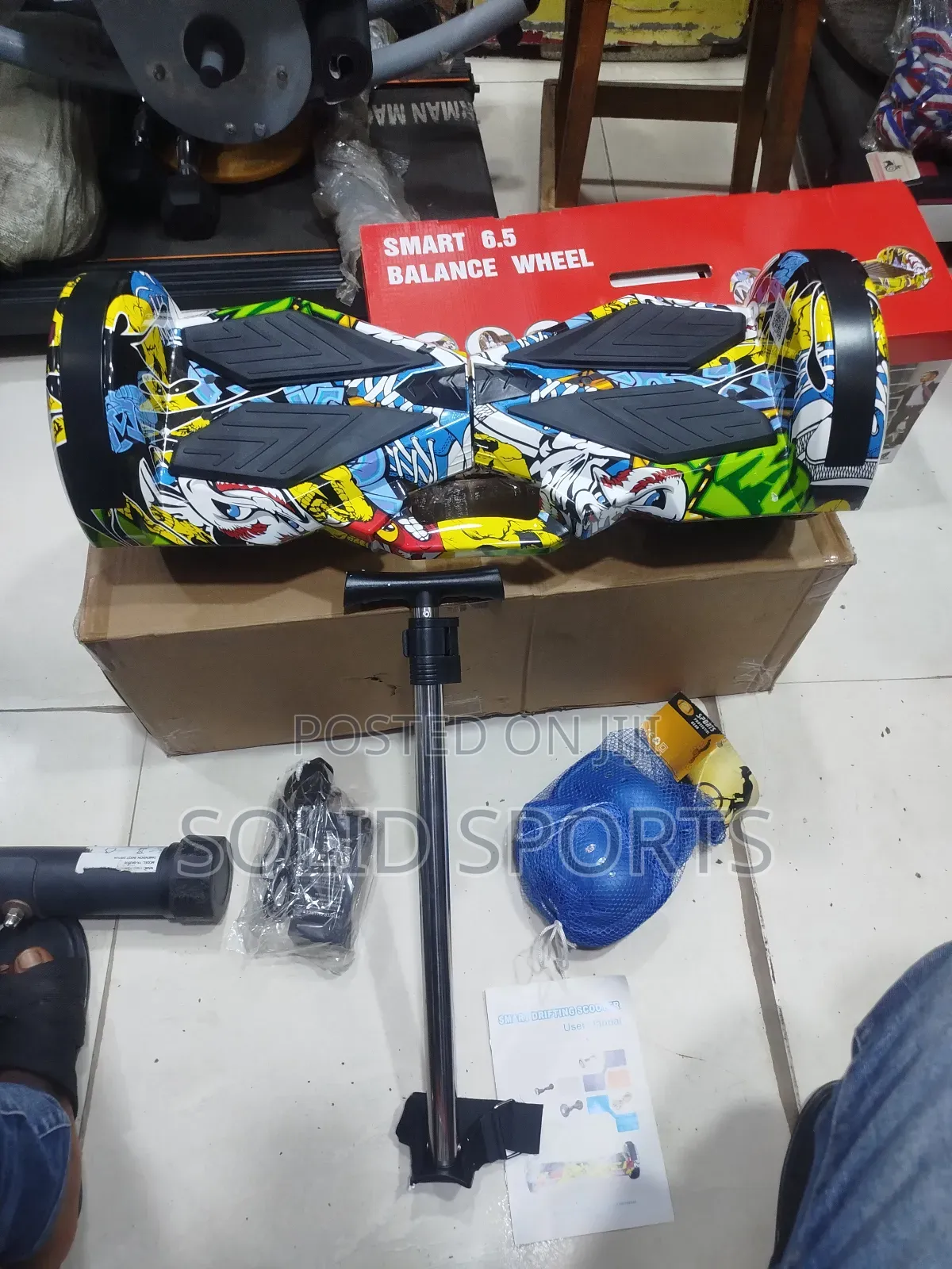 Original 8 Inches Hoverboard Machine With Stand and Need Guide